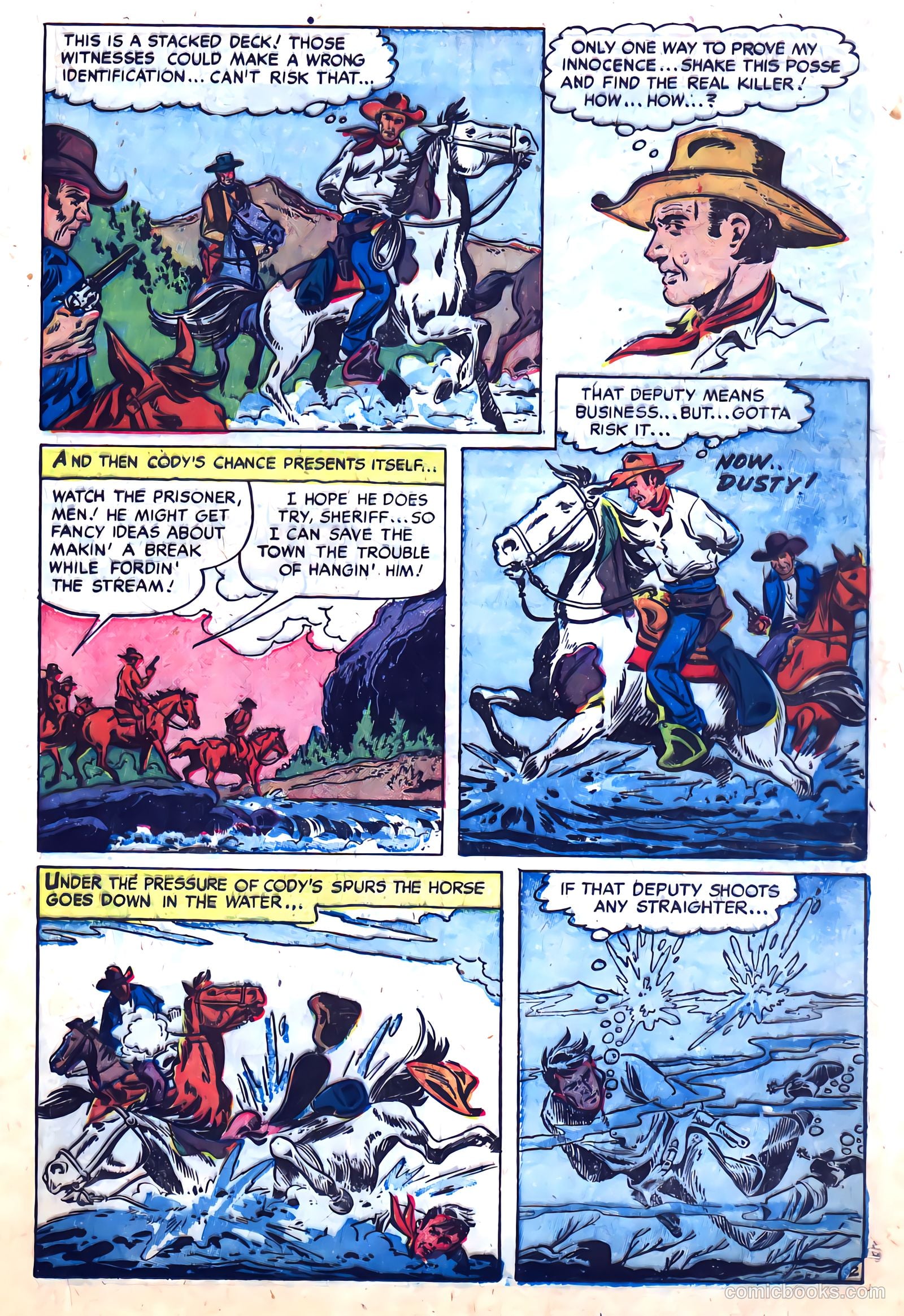 Clay Cody, Gunslinger #1 (1957) — page 21 of 36
