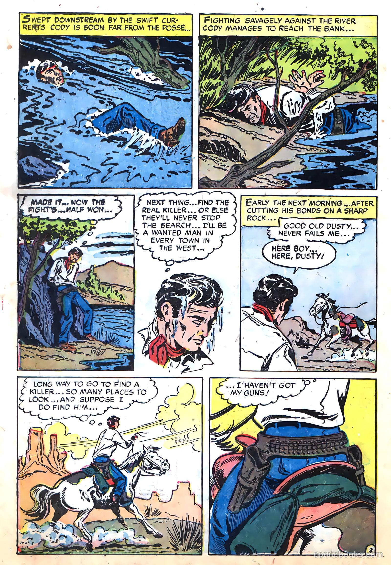 Clay Cody, Gunslinger #1 (1957) — page 22 of 36