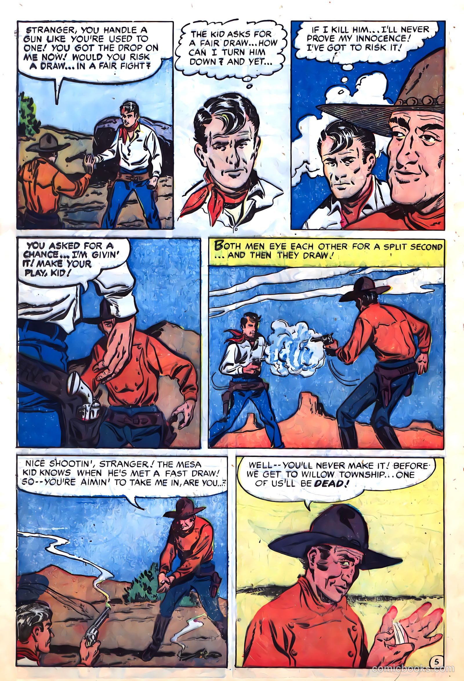 Clay Cody, Gunslinger #1 (1957) — page 24 of 36