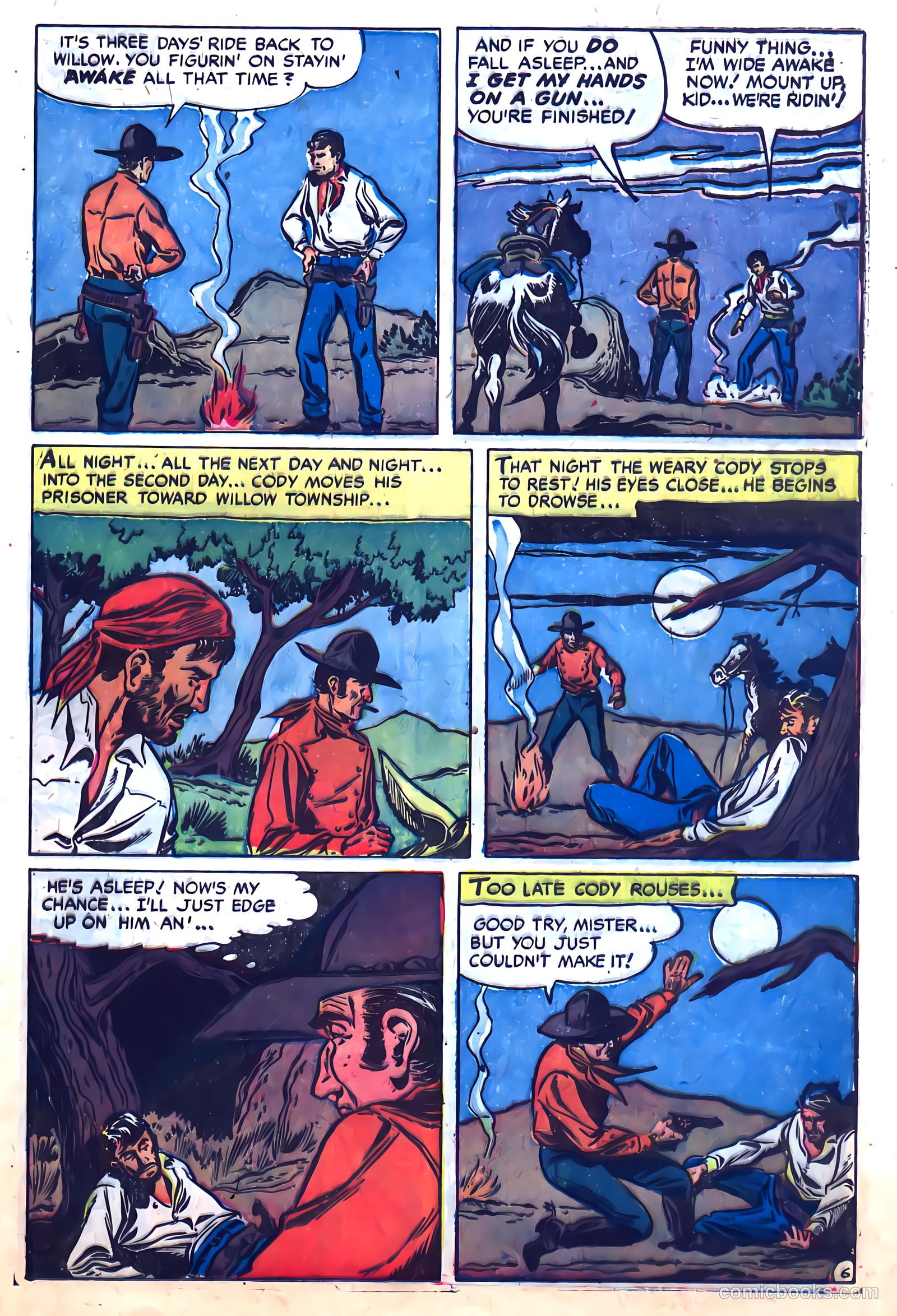 Clay Cody, Gunslinger #1 (1957) — page 25 of 36