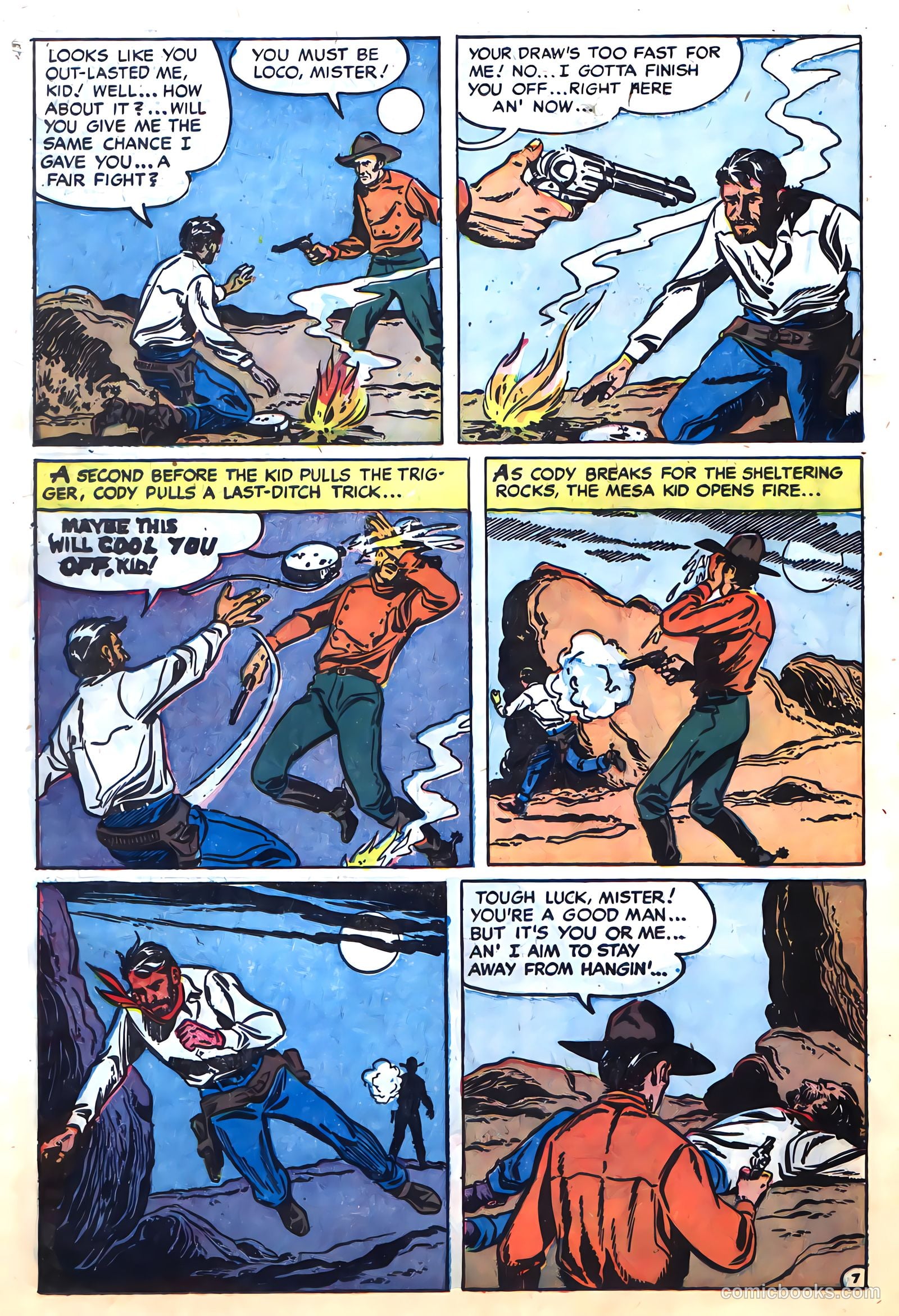 Clay Cody, Gunslinger #1 (1957) — page 26 of 36
