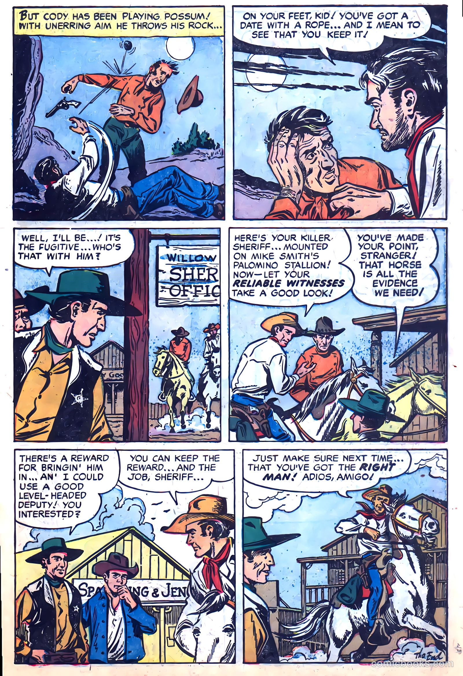 Clay Cody, Gunslinger #1 (1957) — page 27 of 36