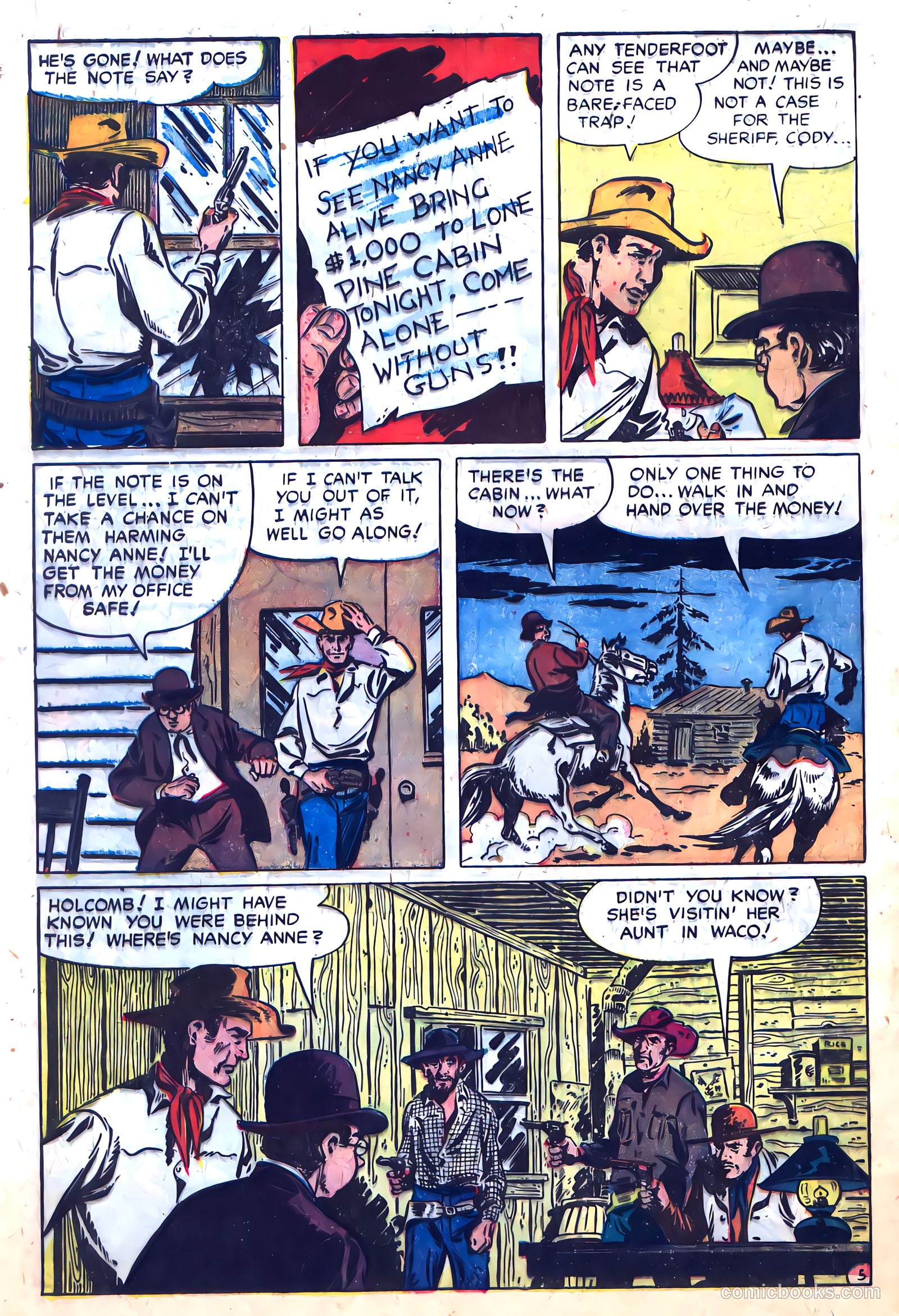 Clay Cody, Gunslinger #1 (1957) — page 32 of 36