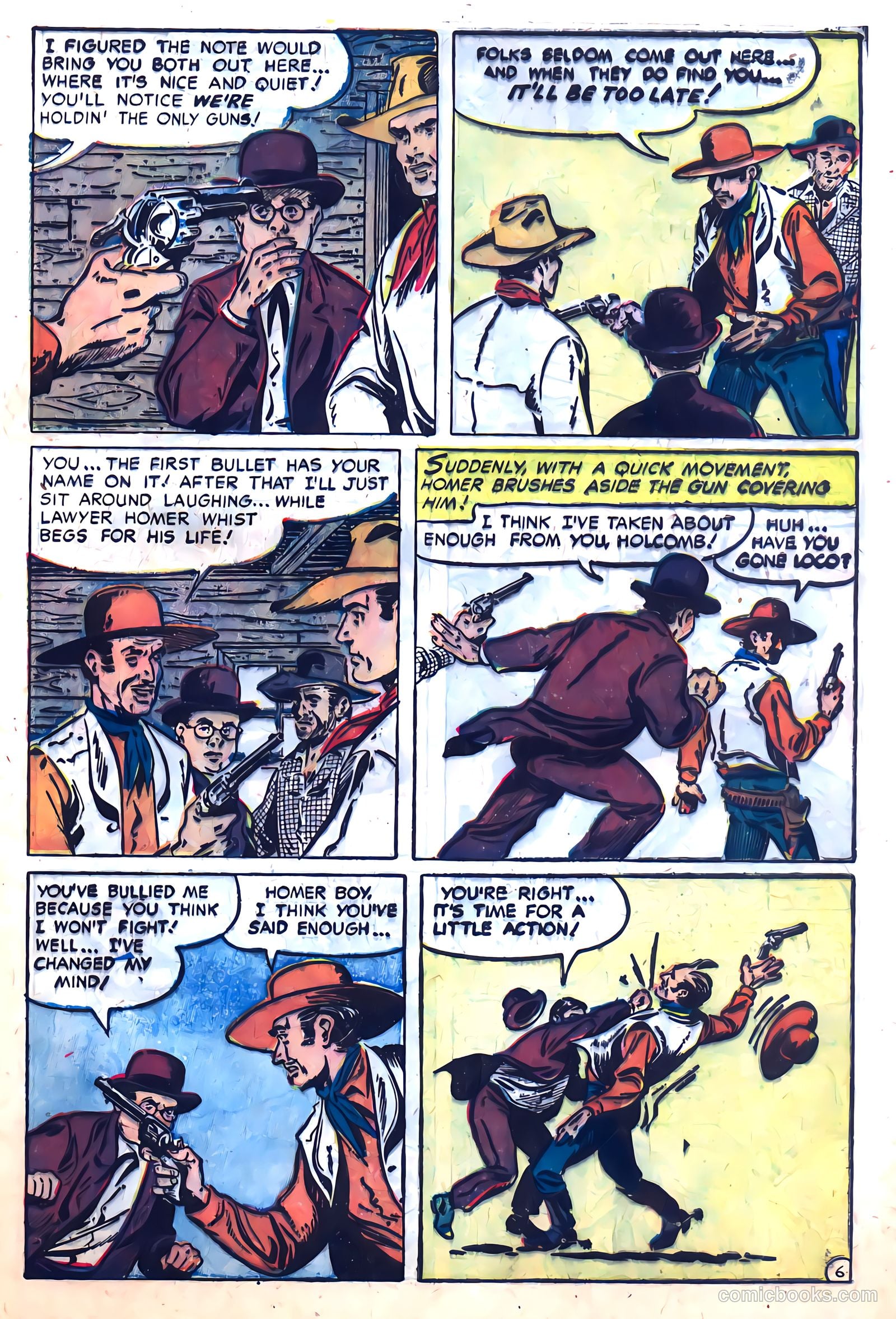 Clay Cody, Gunslinger #1 (1957) — page 33 of 36