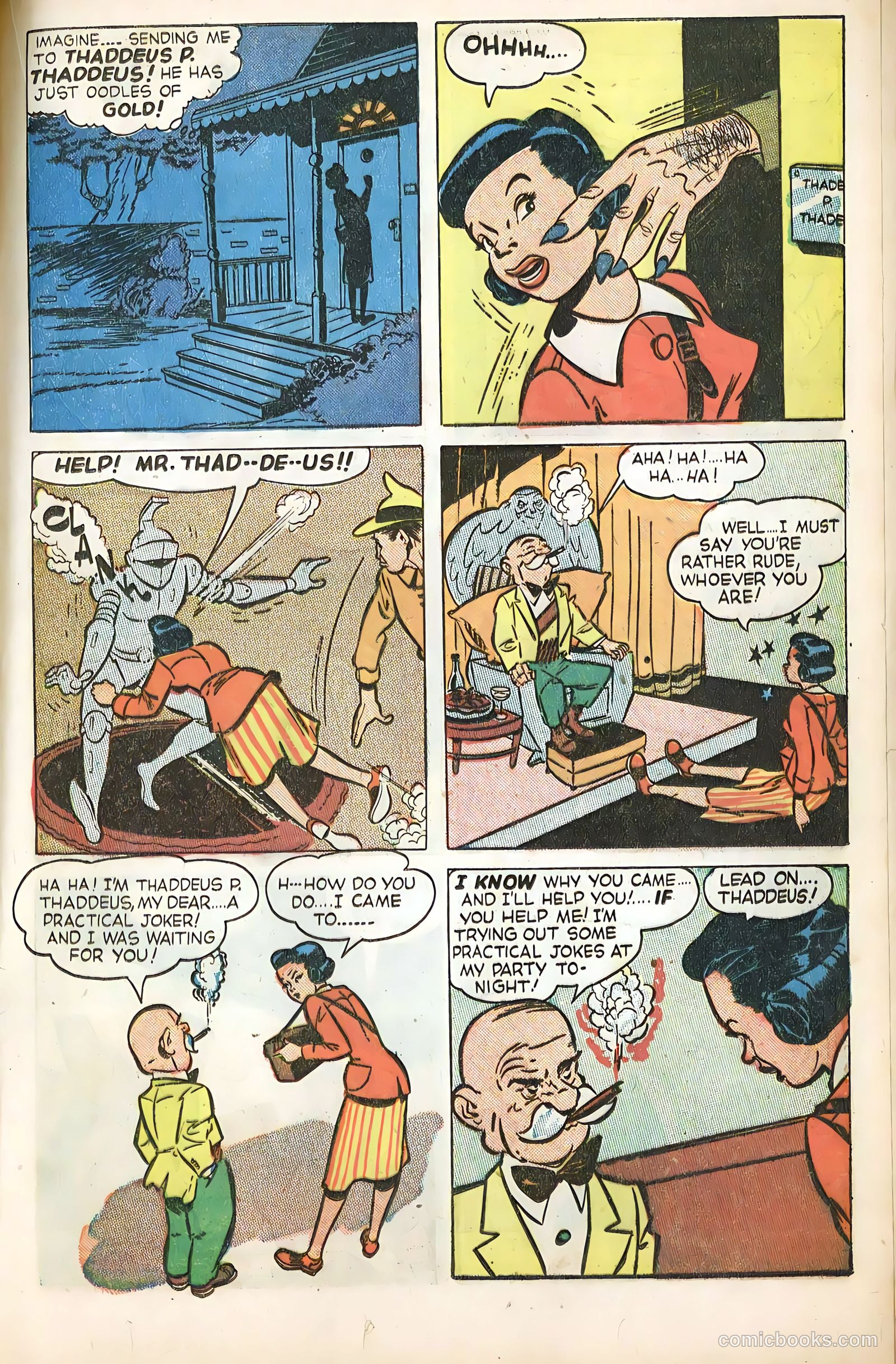 Club 16 Comics #1 (1948) — page 23 of 52
