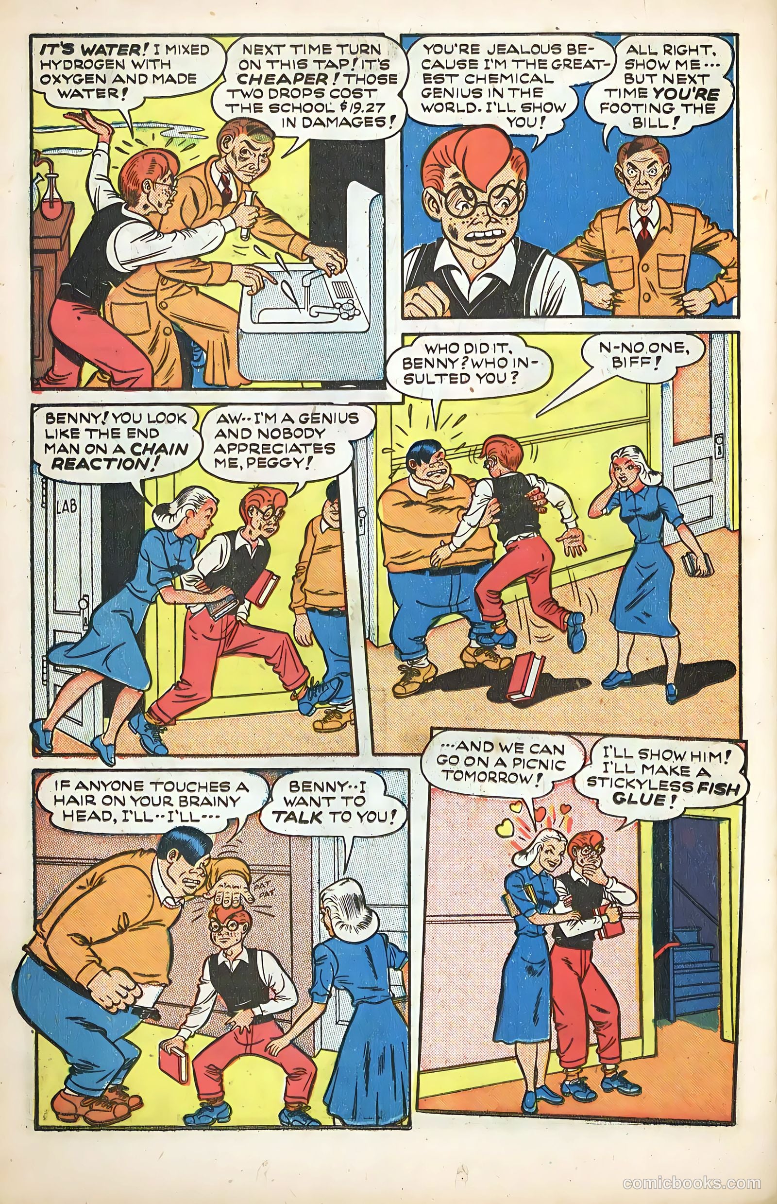 Club 16 Comics #1 (1948) — page 36 of 52