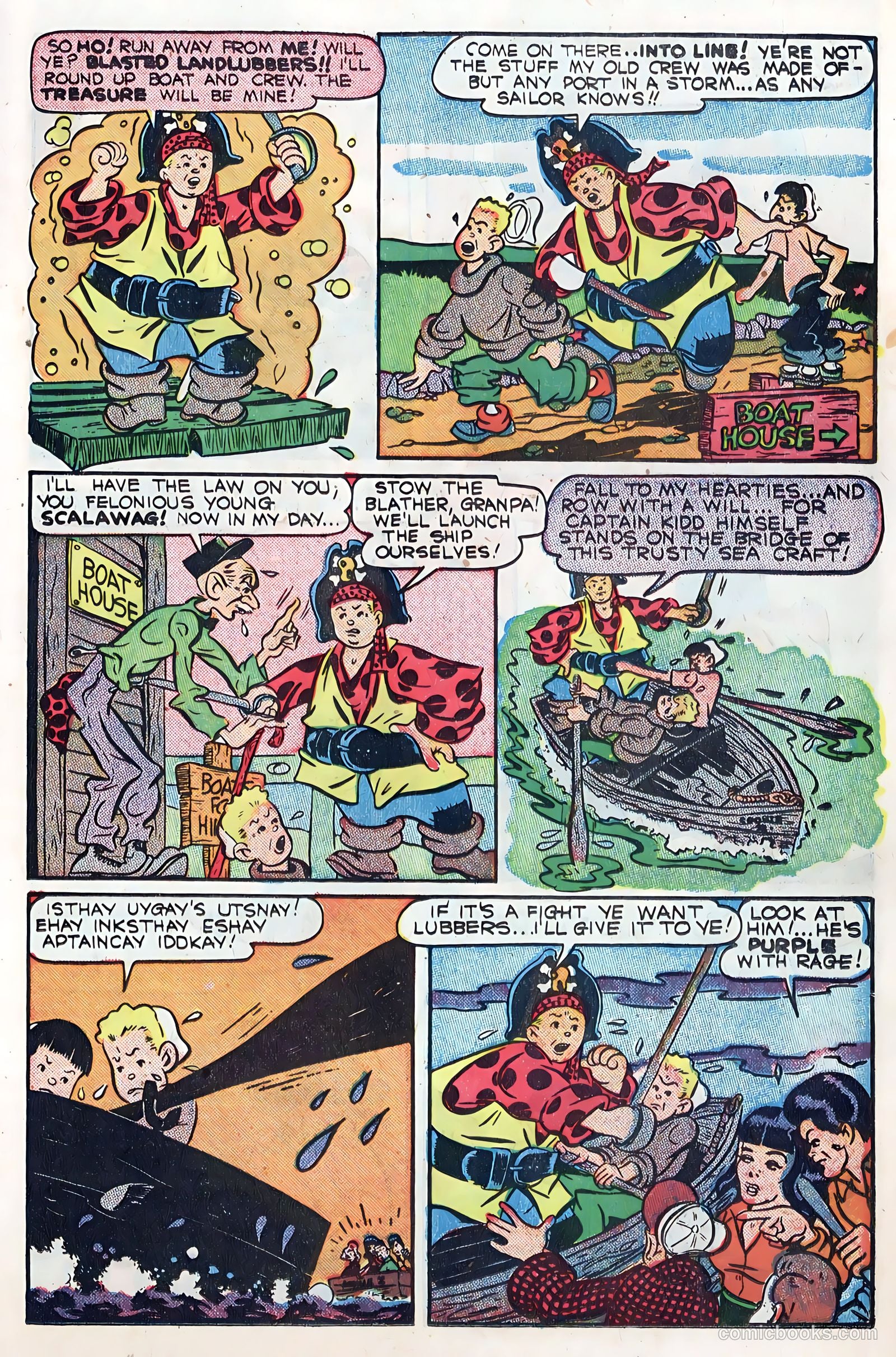 Club 16 Comics #2 (1948) — page 17 of 52