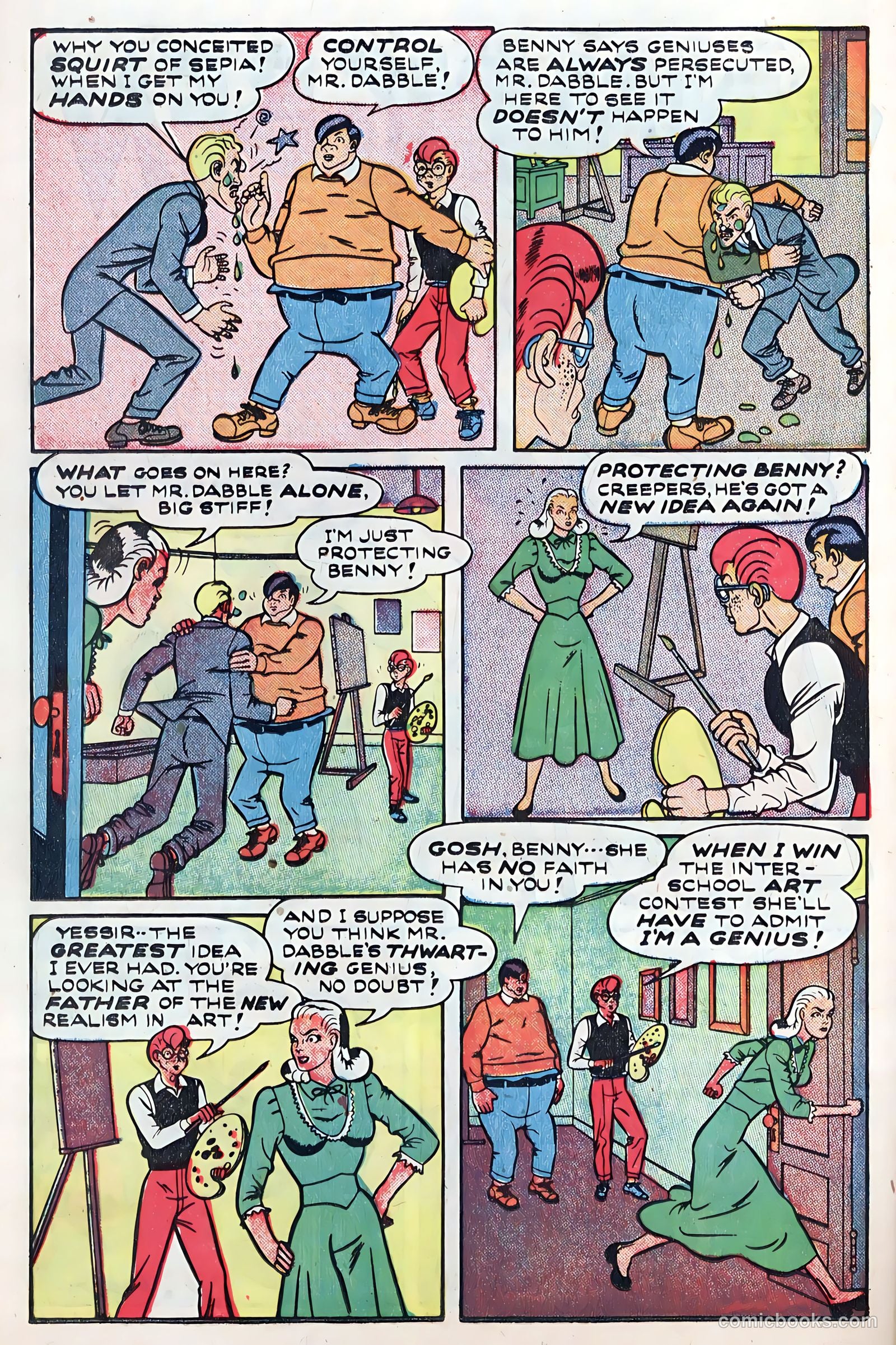 Club 16 Comics #2 (1948) — page 36 of 52