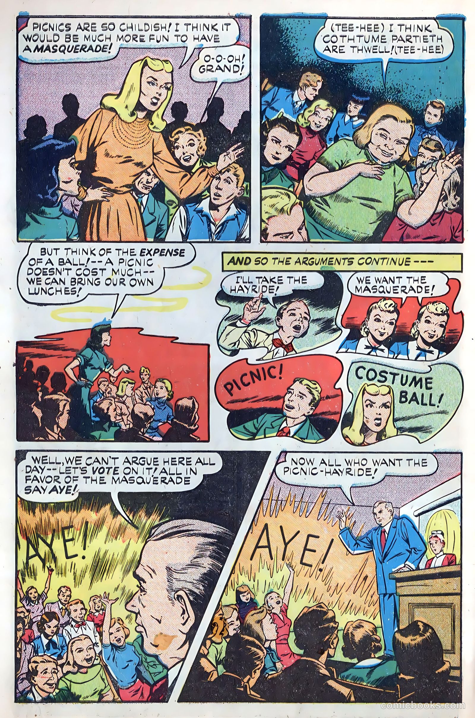 Club 16 Comics #3 (1948) — page 10 of 52