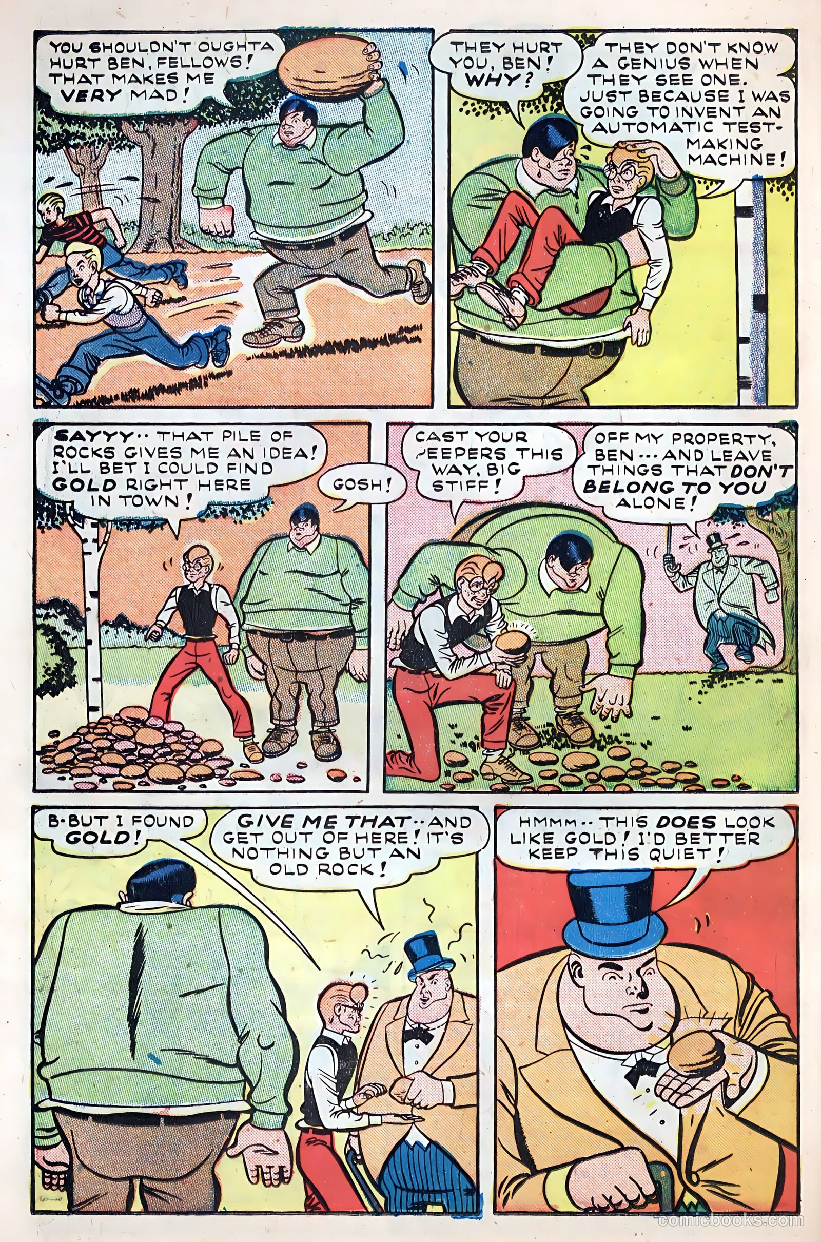 Club 16 Comics #3 (1948) — page 36 of 52