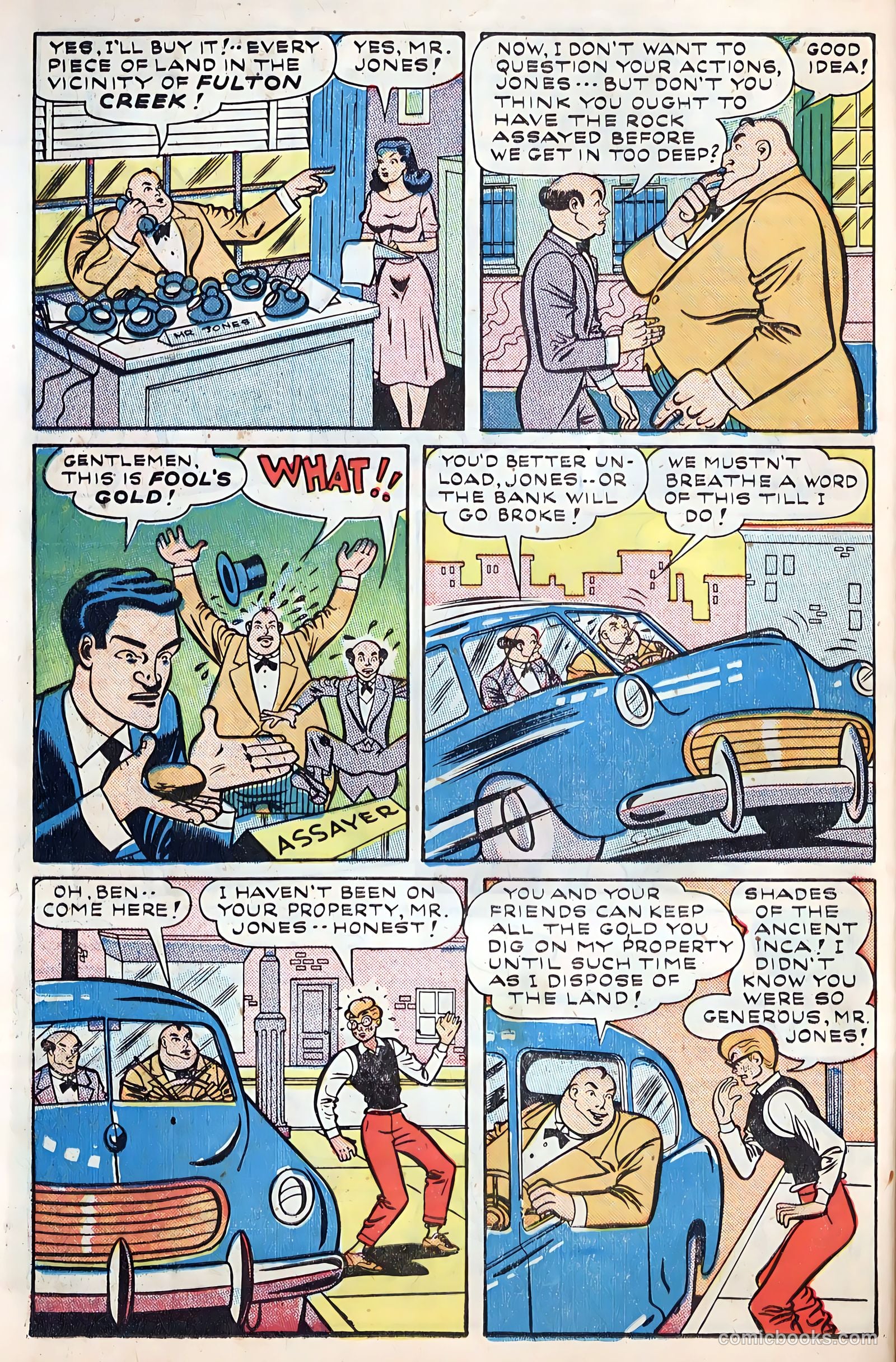 Club 16 Comics #3 (1948) — page 38 of 52