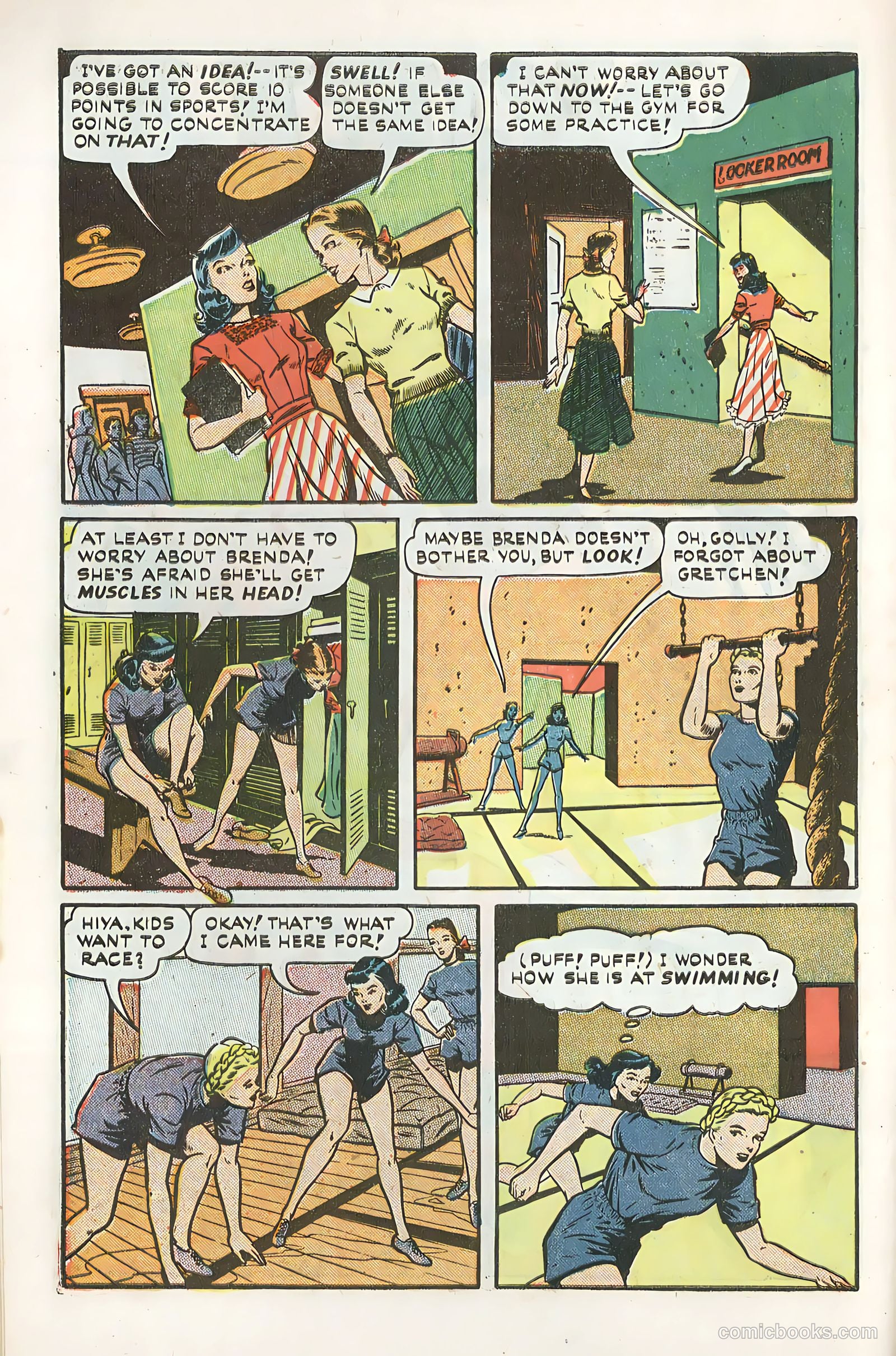 Club 16 Comics #4 (1948) — page 10 of 52