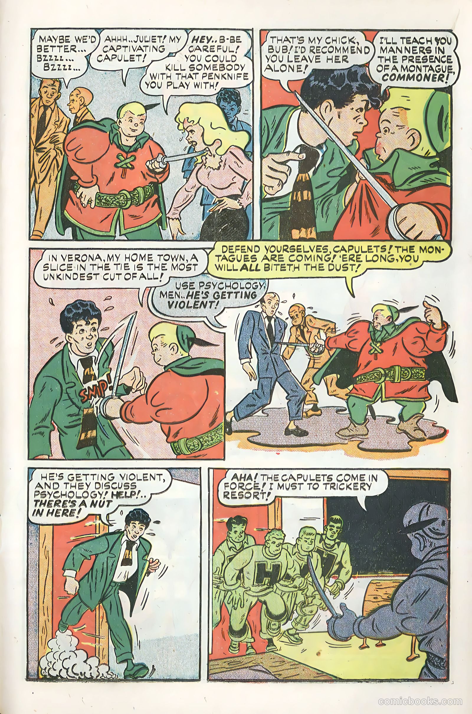 Club 16 Comics #4 (1948) — page 19 of 52