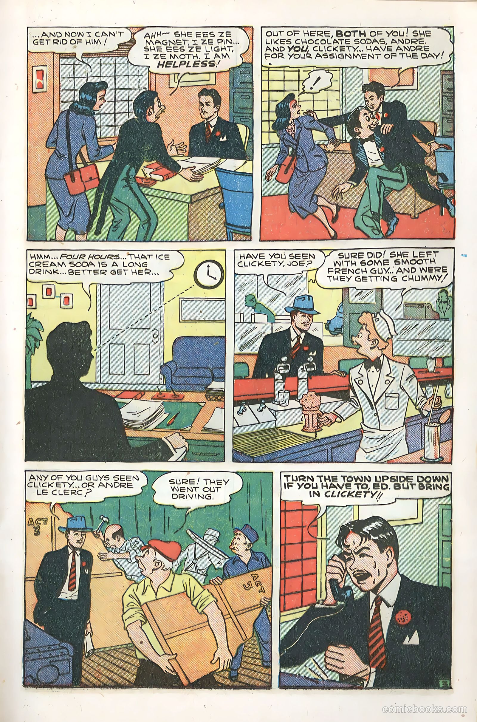 Club 16 Comics #4 (1948) — page 23 of 52
