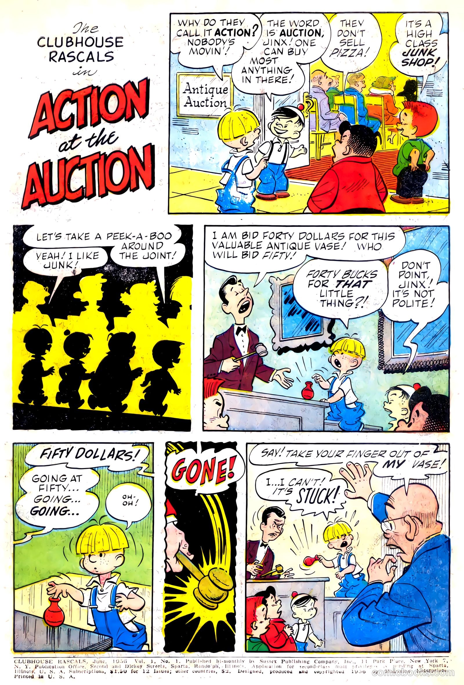 Clubhouse Rascals #1 (1956) — page 3 of 36