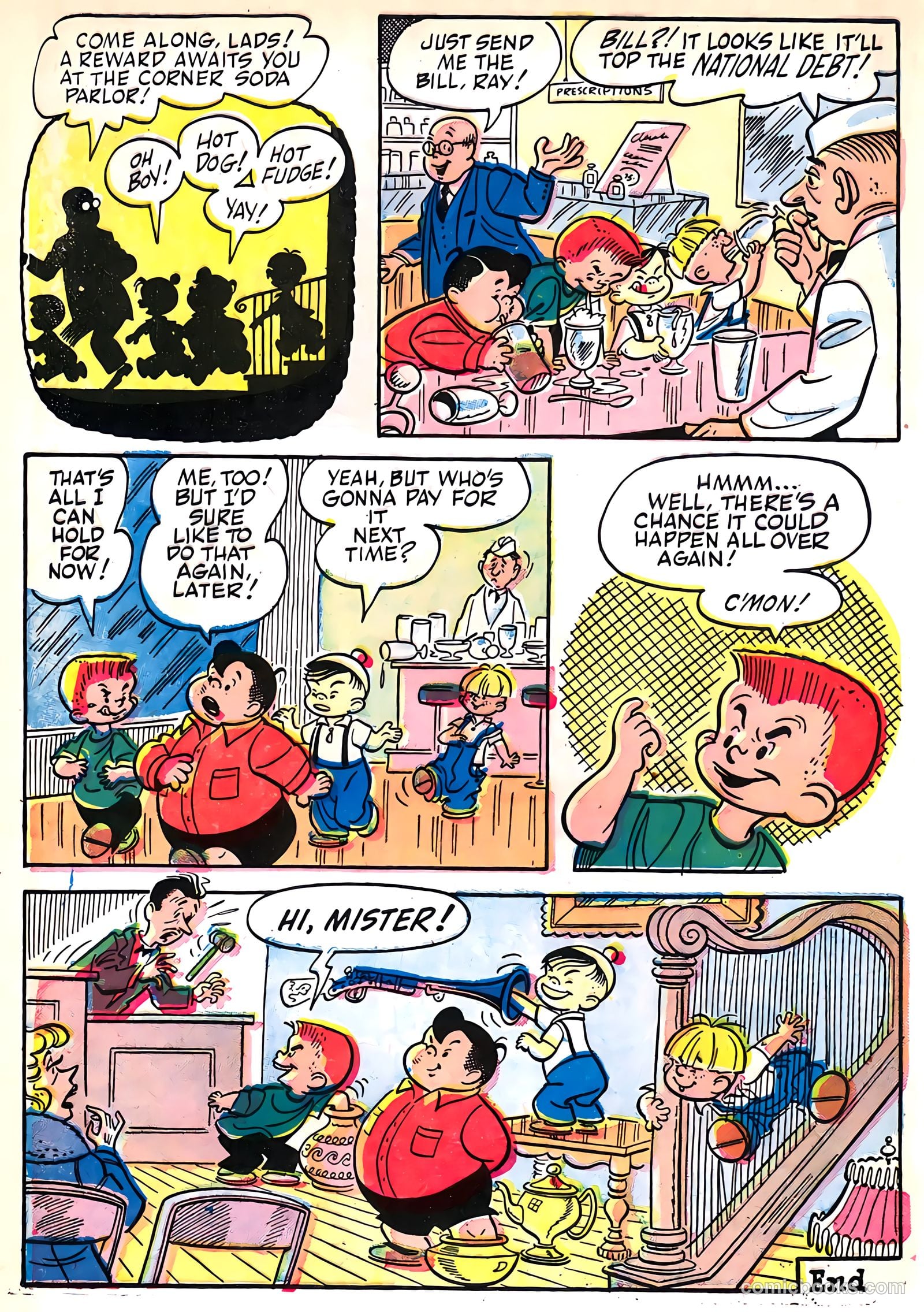 Clubhouse Rascals #1 (1956) — page 8 of 36