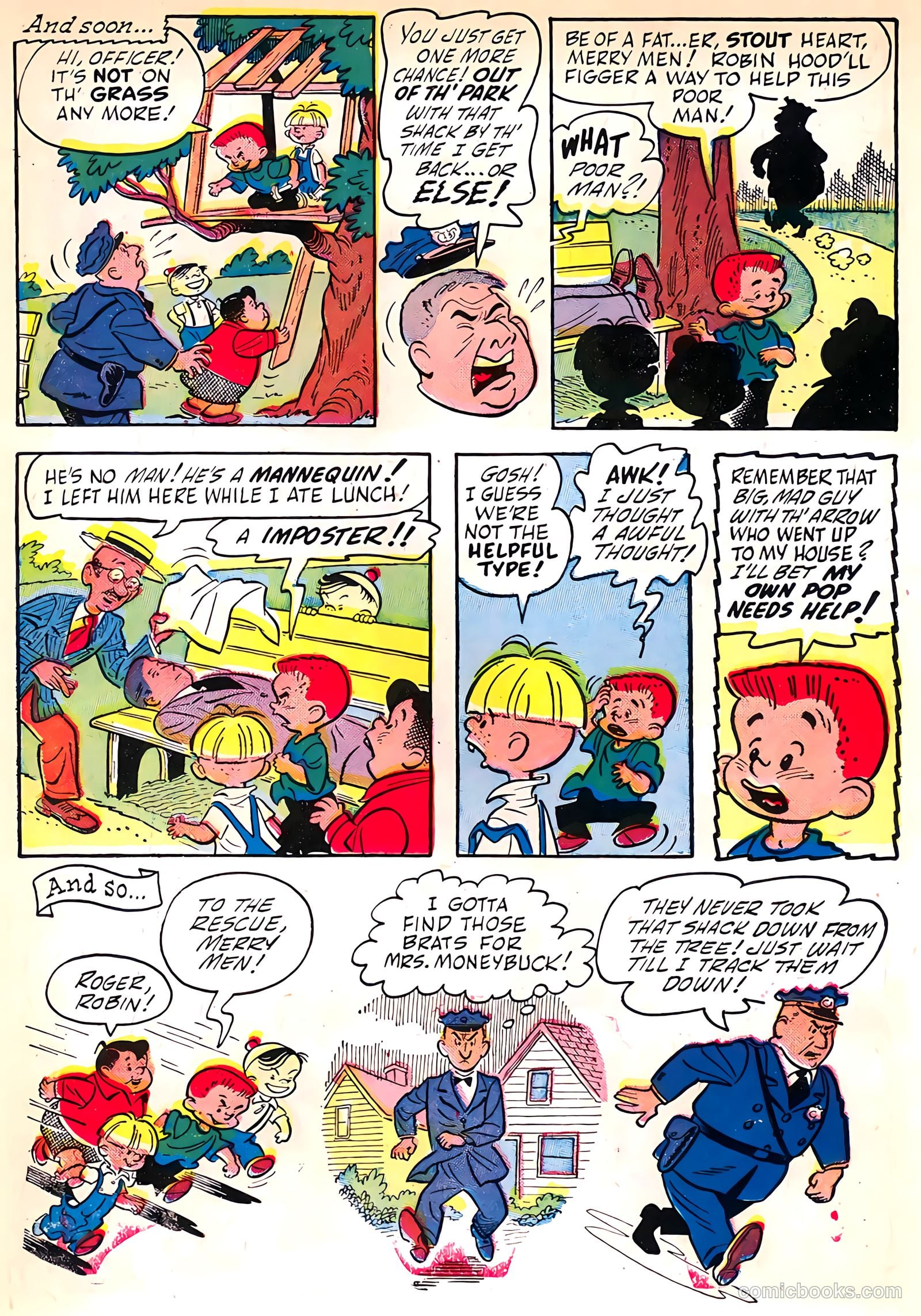 Clubhouse Rascals #1 (1956) — page 14 of 36