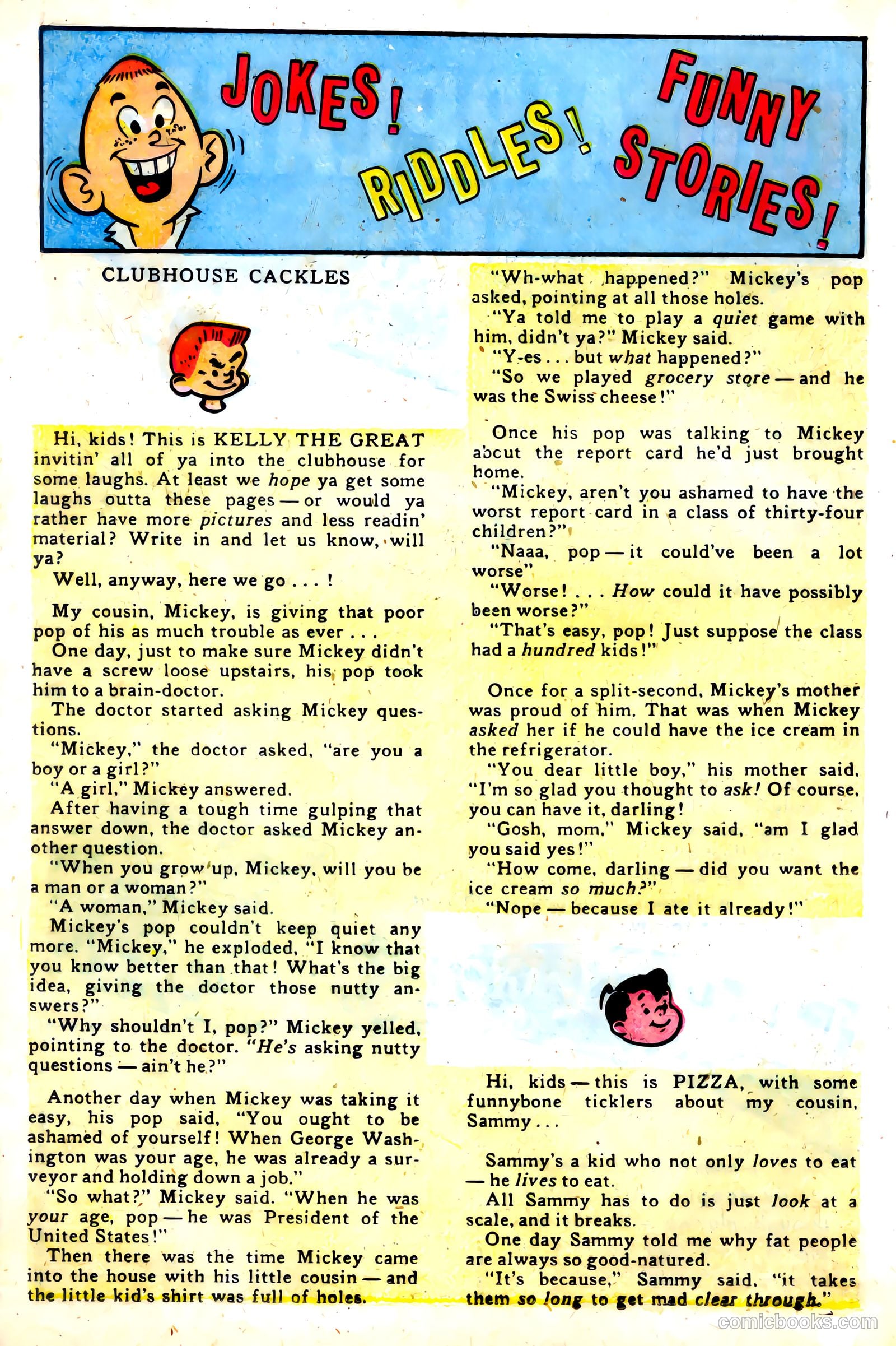 Clubhouse Rascals #2 (1956) — page 16 of 36