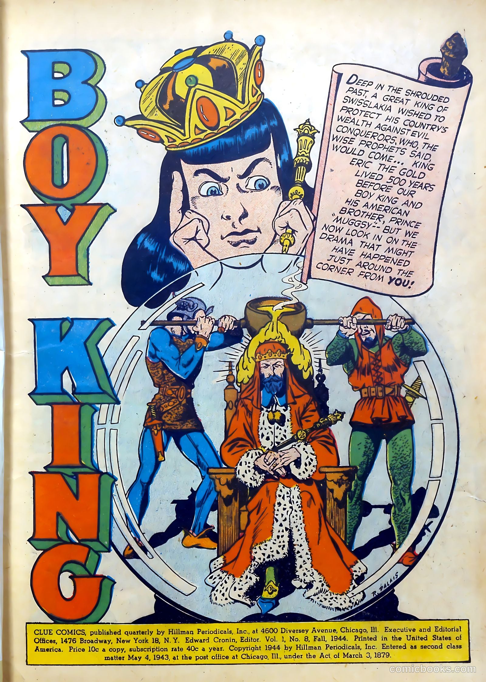 Clue Comics #8 [8] (1944) — page 3 of 52