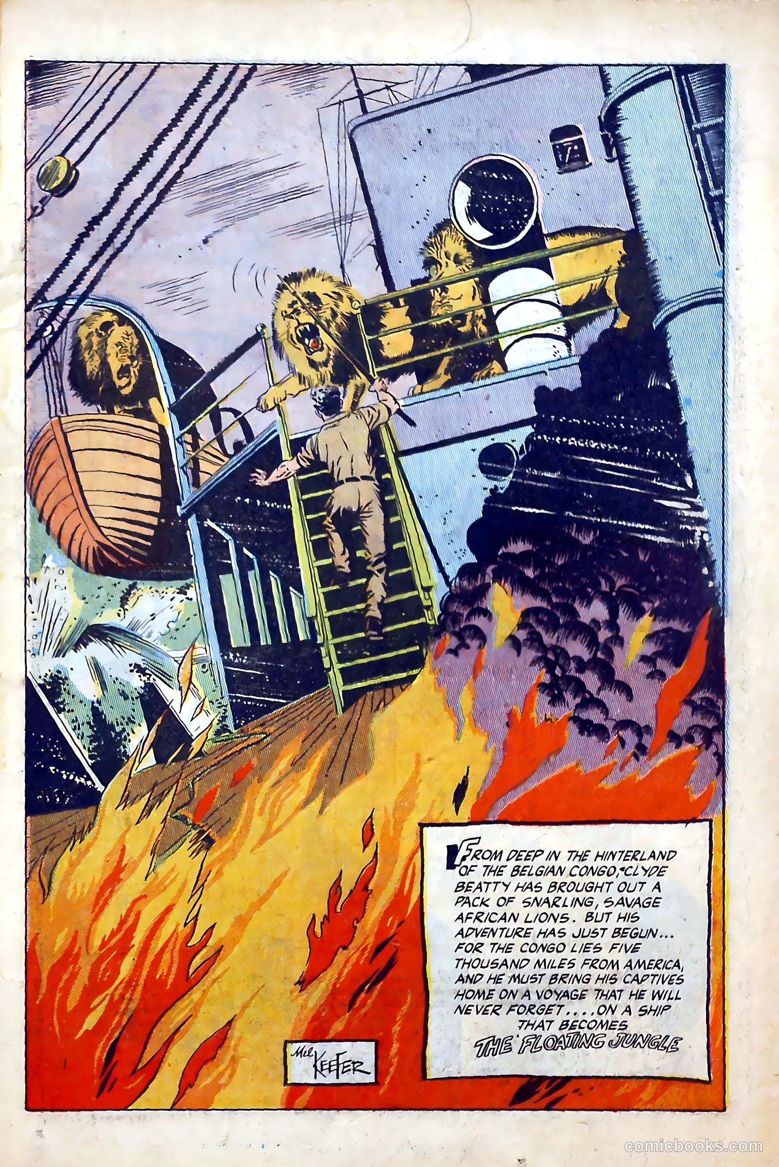 Clyde Beatty Comics #1 (1953) — page 3 of 84