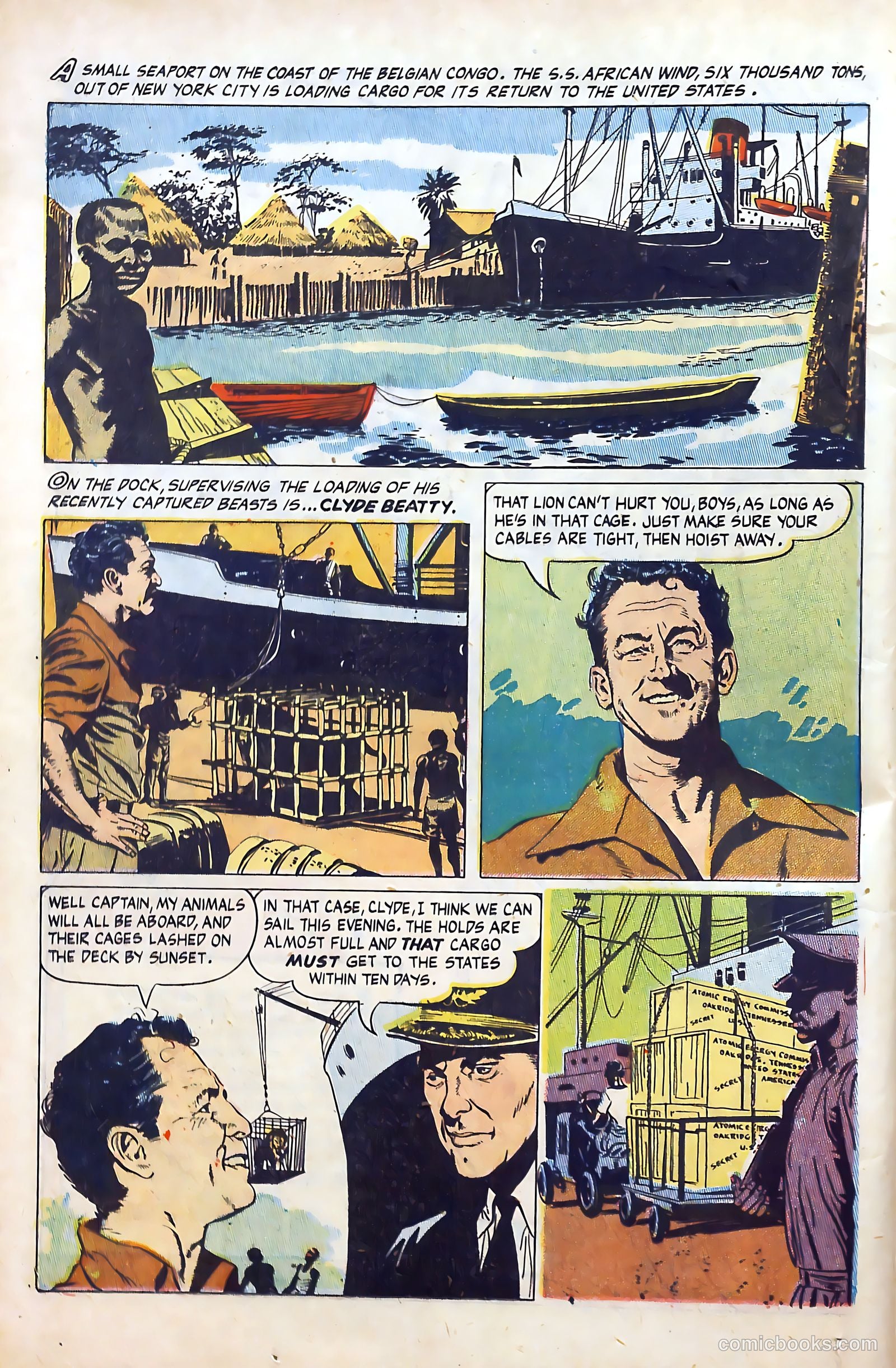 Clyde Beatty Comics #1 (1953) — page 4 of 84