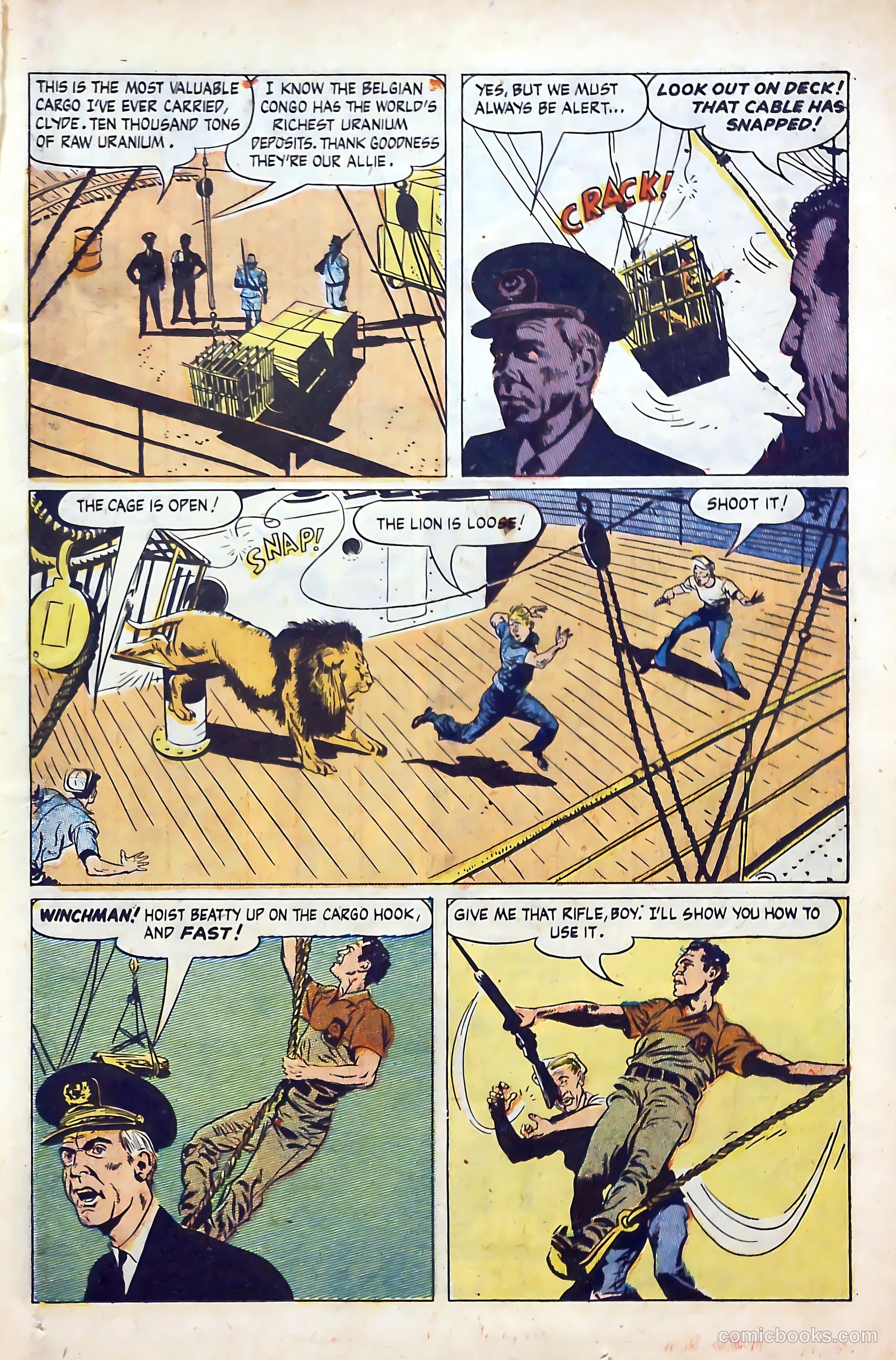 Clyde Beatty Comics #1 (1953) — page 5 of 84