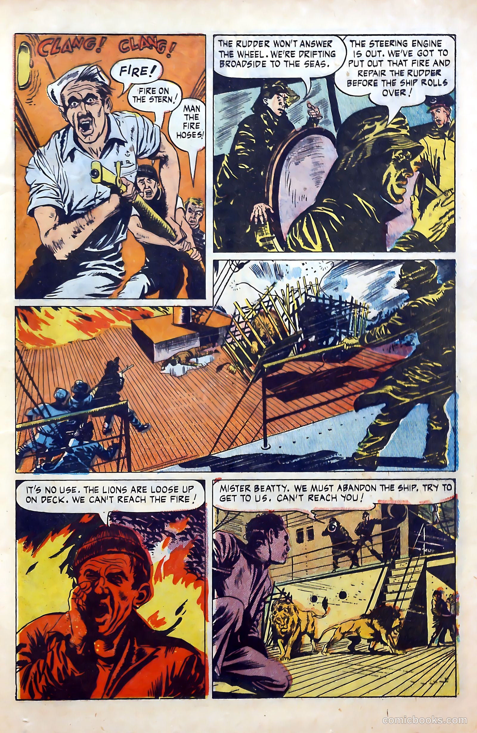 Clyde Beatty Comics #1 (1953) — page 9 of 84