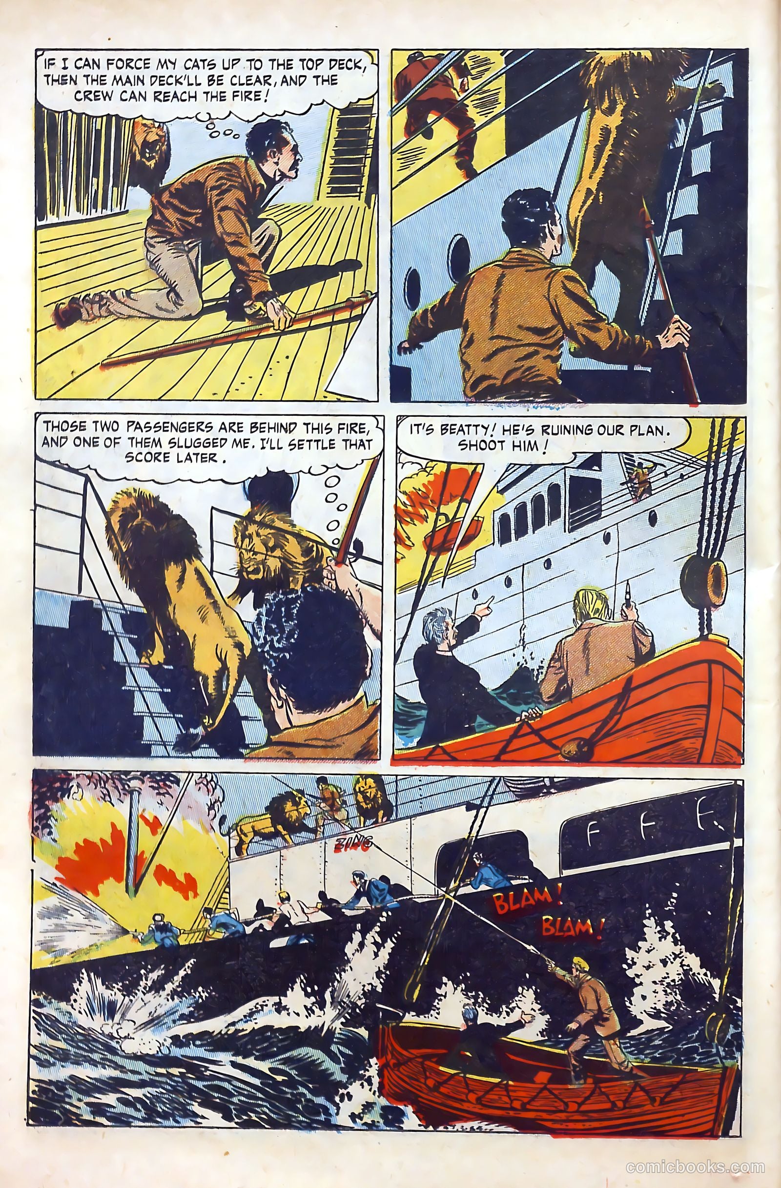 Clyde Beatty Comics #1 (1953) — page 10 of 84