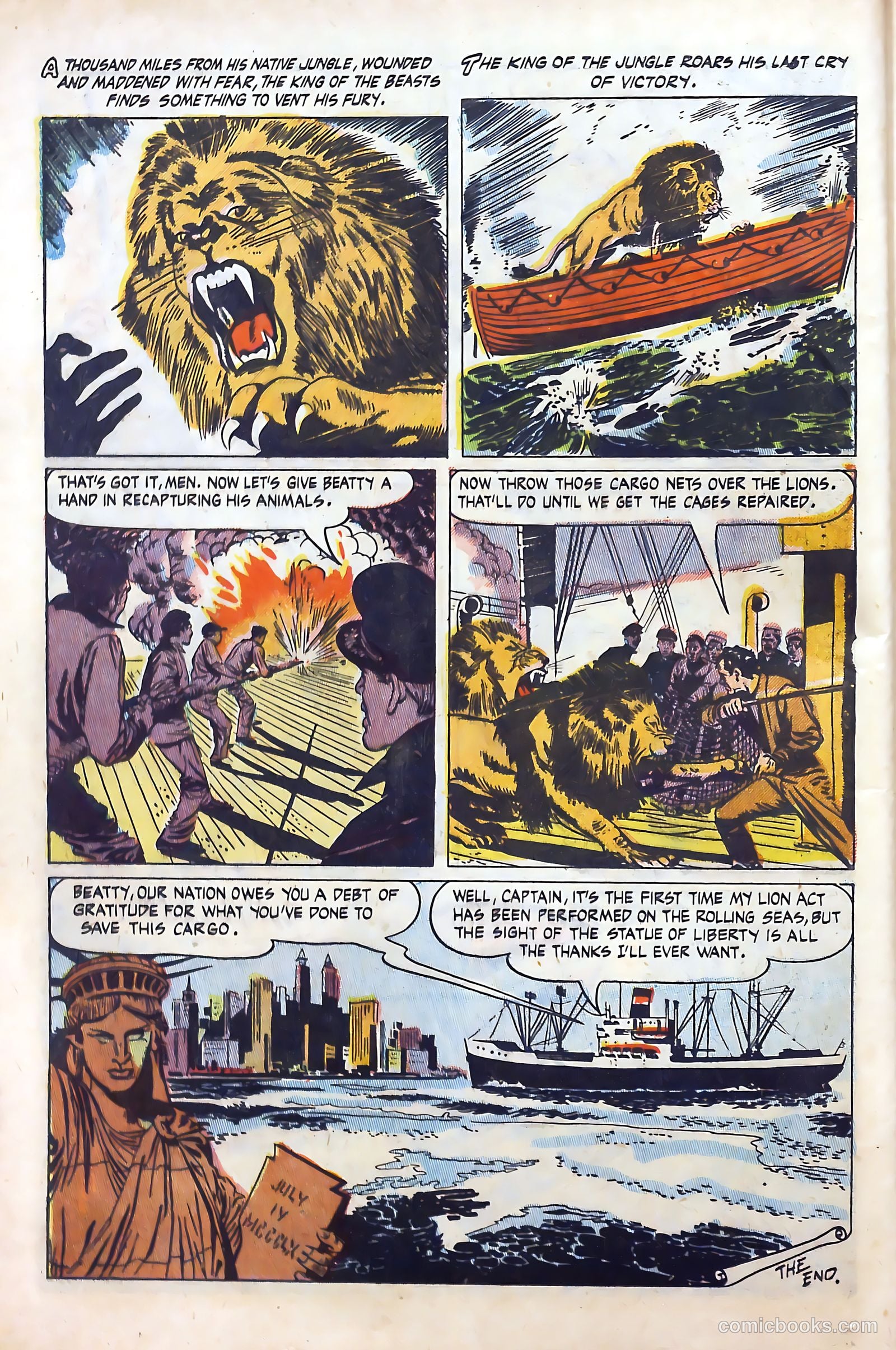 Clyde Beatty Comics #1 (1953) — page 12 of 84