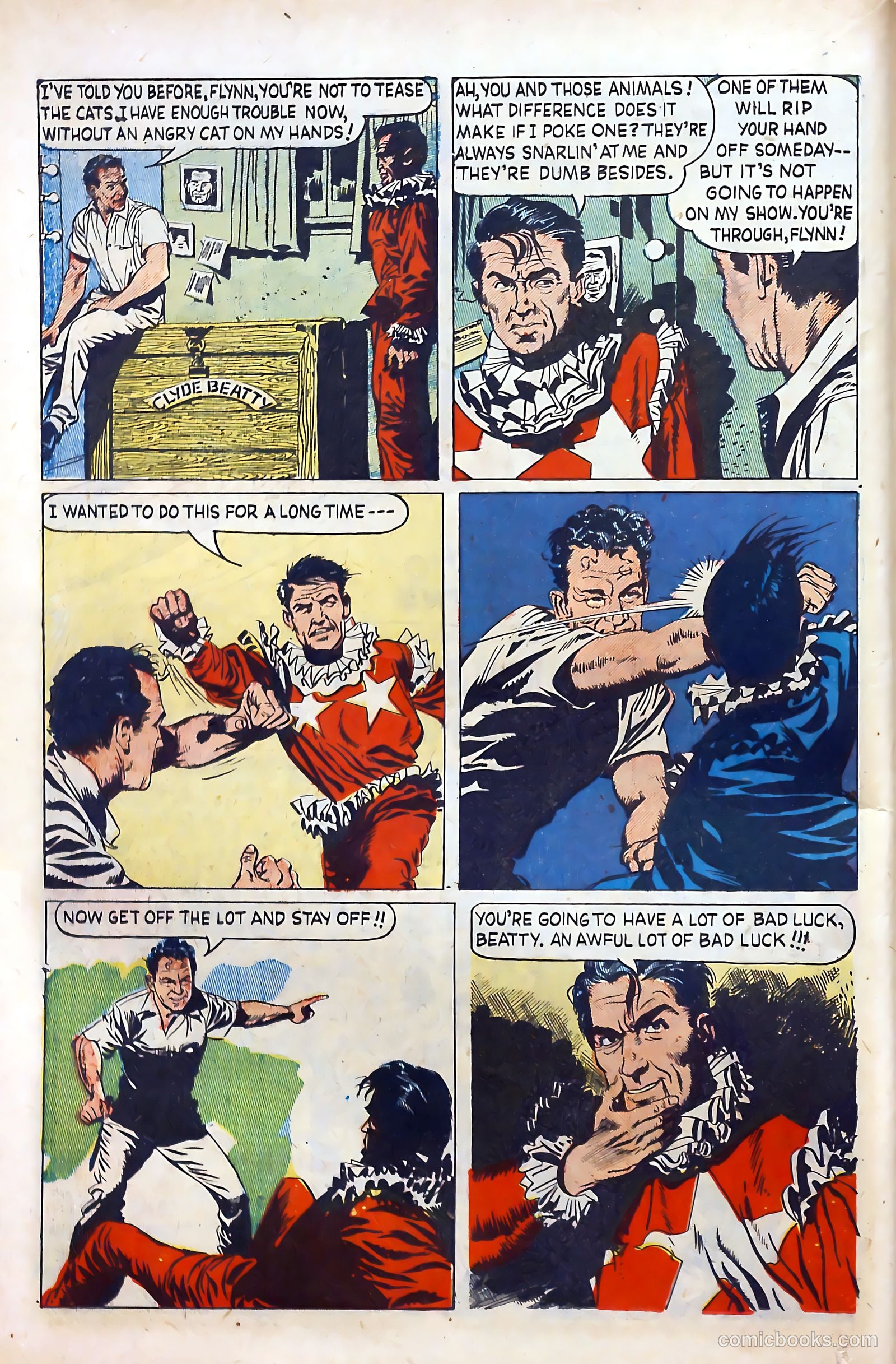 Clyde Beatty Comics #1 (1953) — page 18 of 84