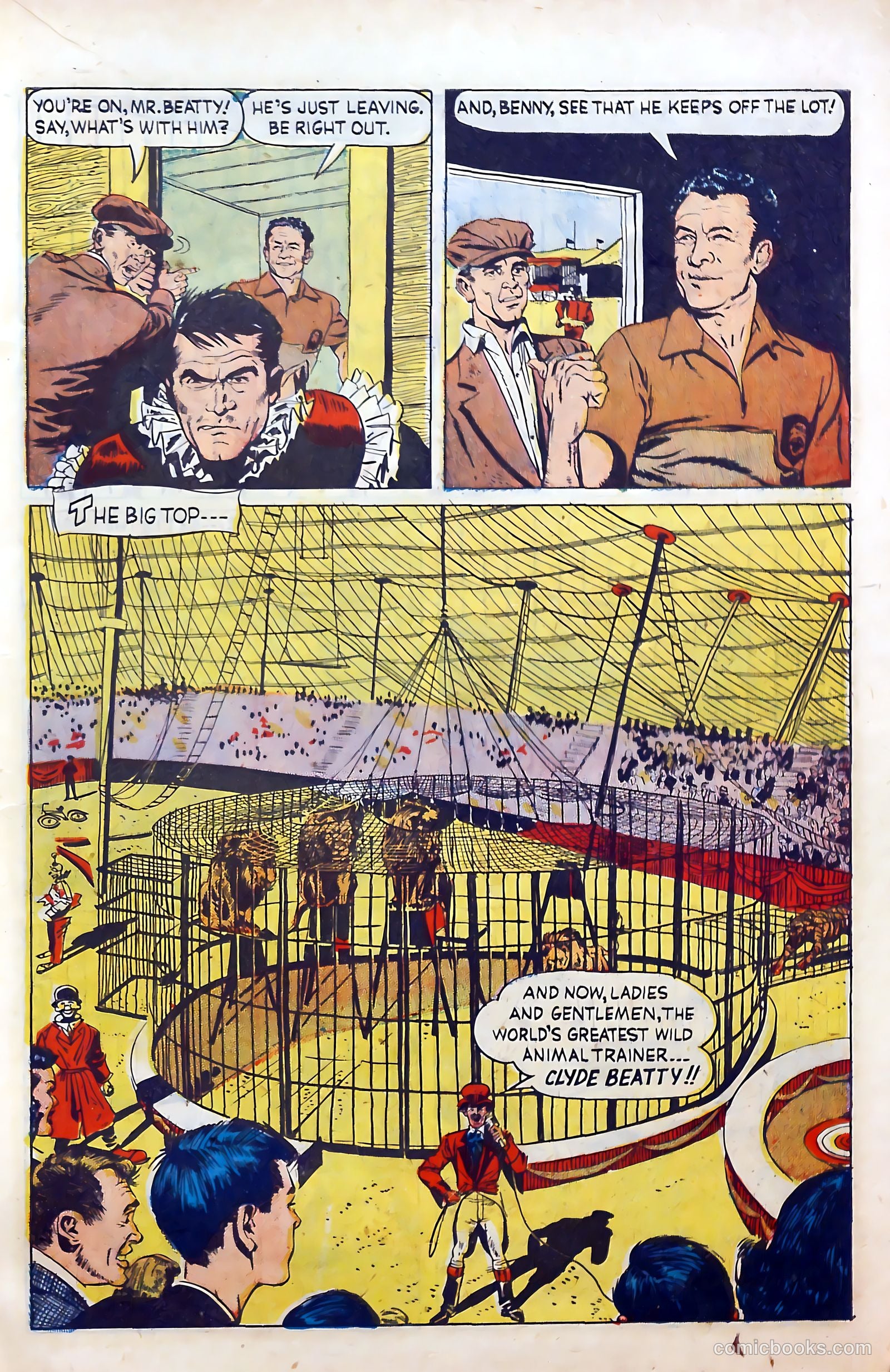 Clyde Beatty Comics #1 (1953) — page 19 of 84