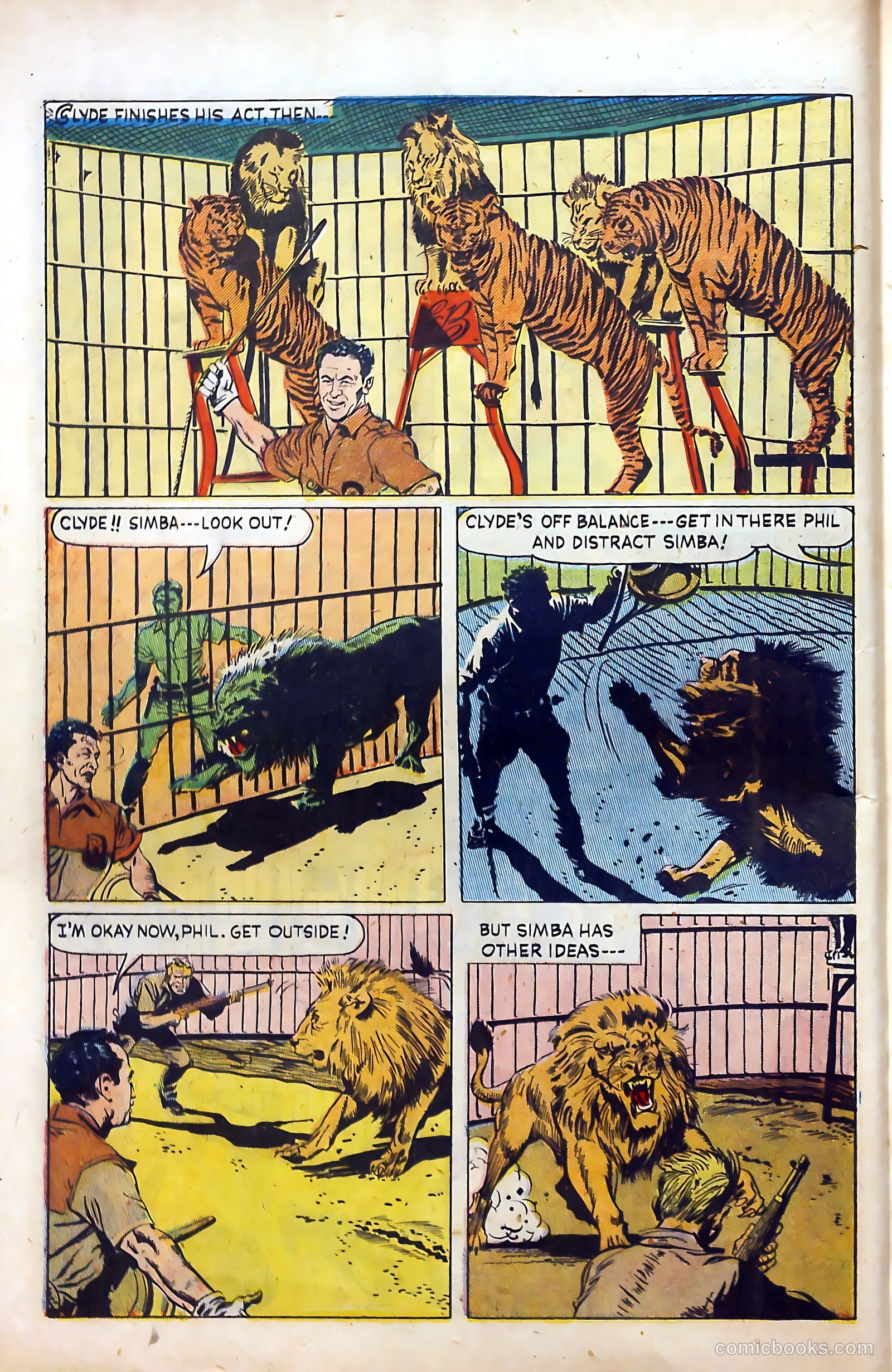 Clyde Beatty Comics #1 (1953) — page 20 of 84