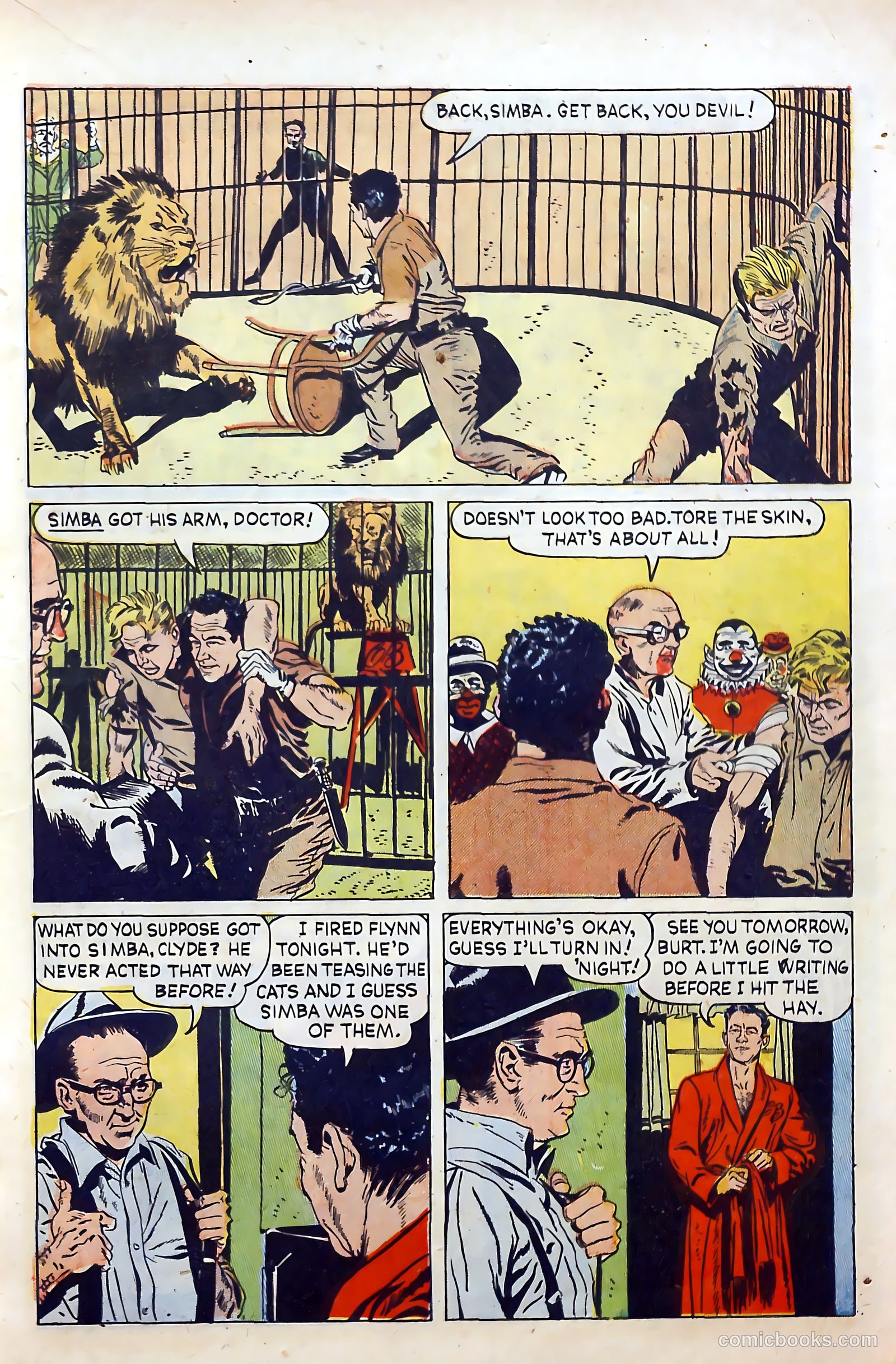 Clyde Beatty Comics #1 (1953) — page 21 of 84