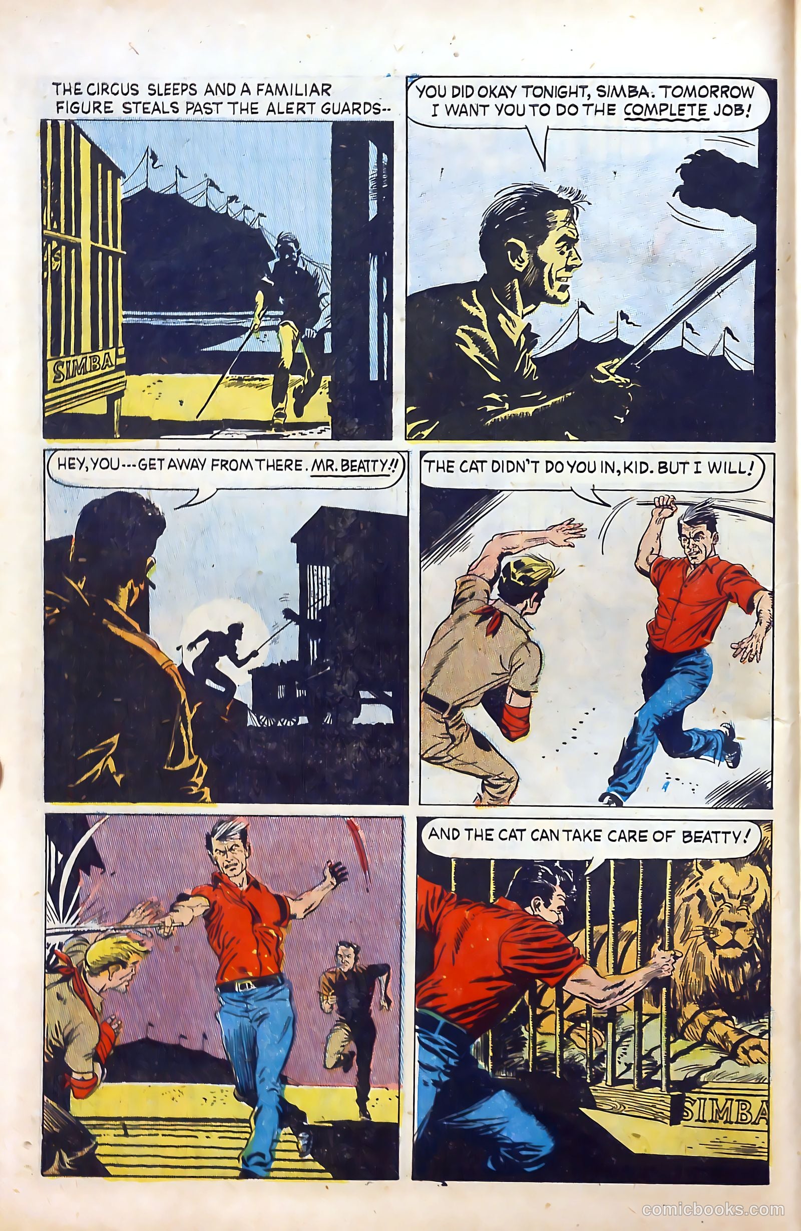 Clyde Beatty Comics #1 (1953) — page 22 of 84