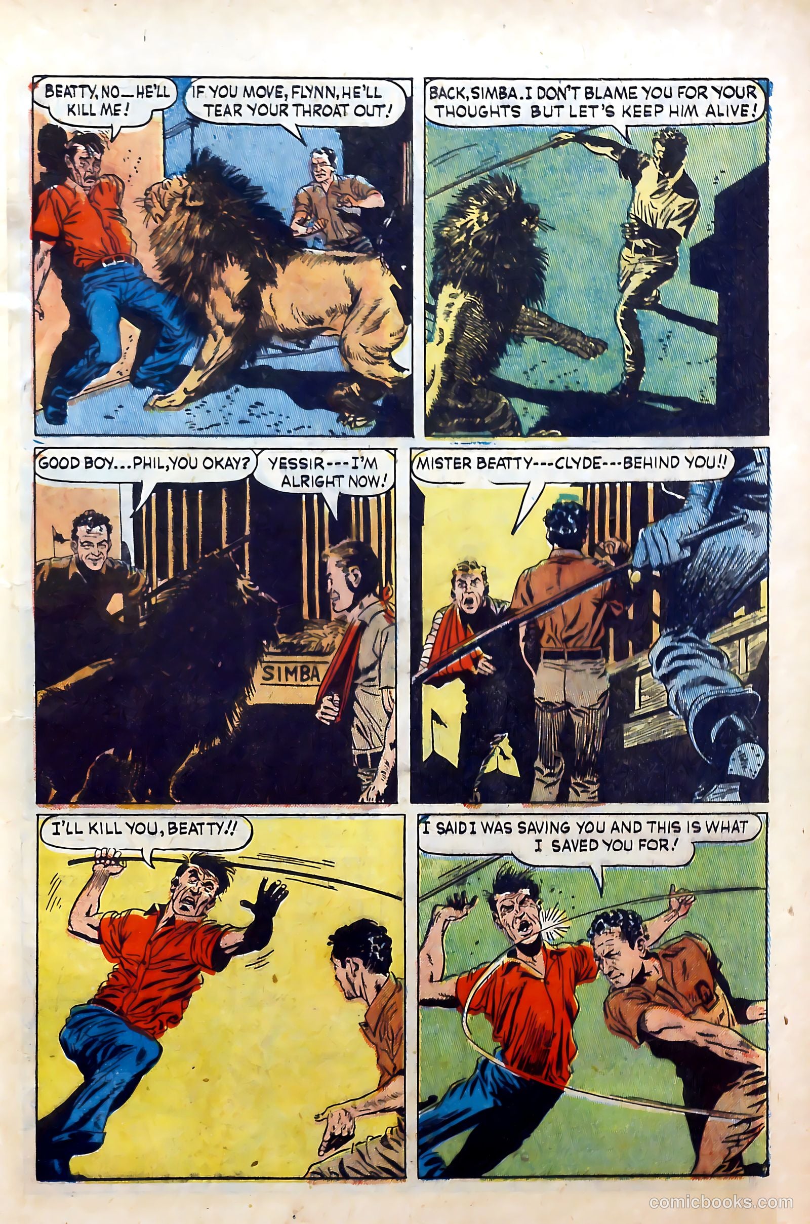 Clyde Beatty Comics #1 (1953) — page 23 of 84