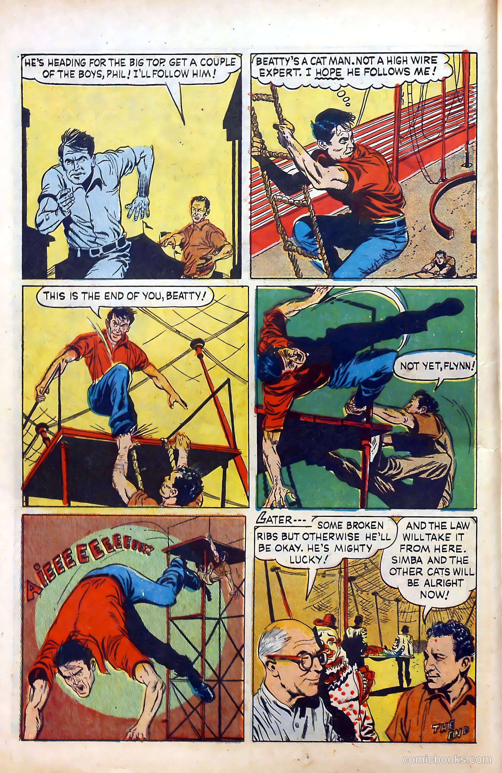 Clyde Beatty Comics #1 (1953) — page 24 of 84