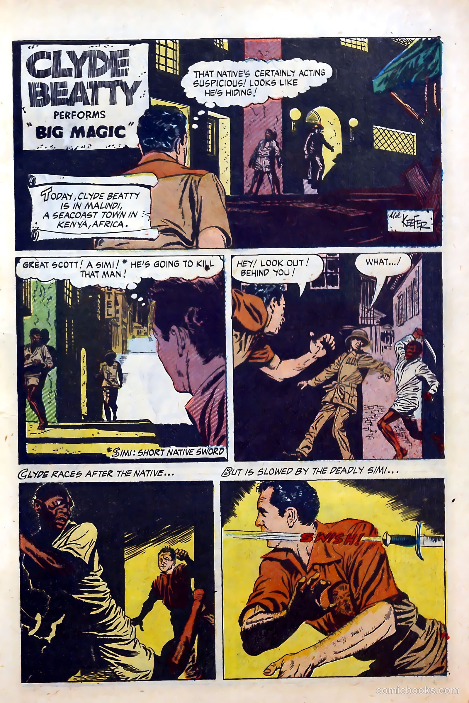 Clyde Beatty Comics #1 (1953) — page 29 of 84
