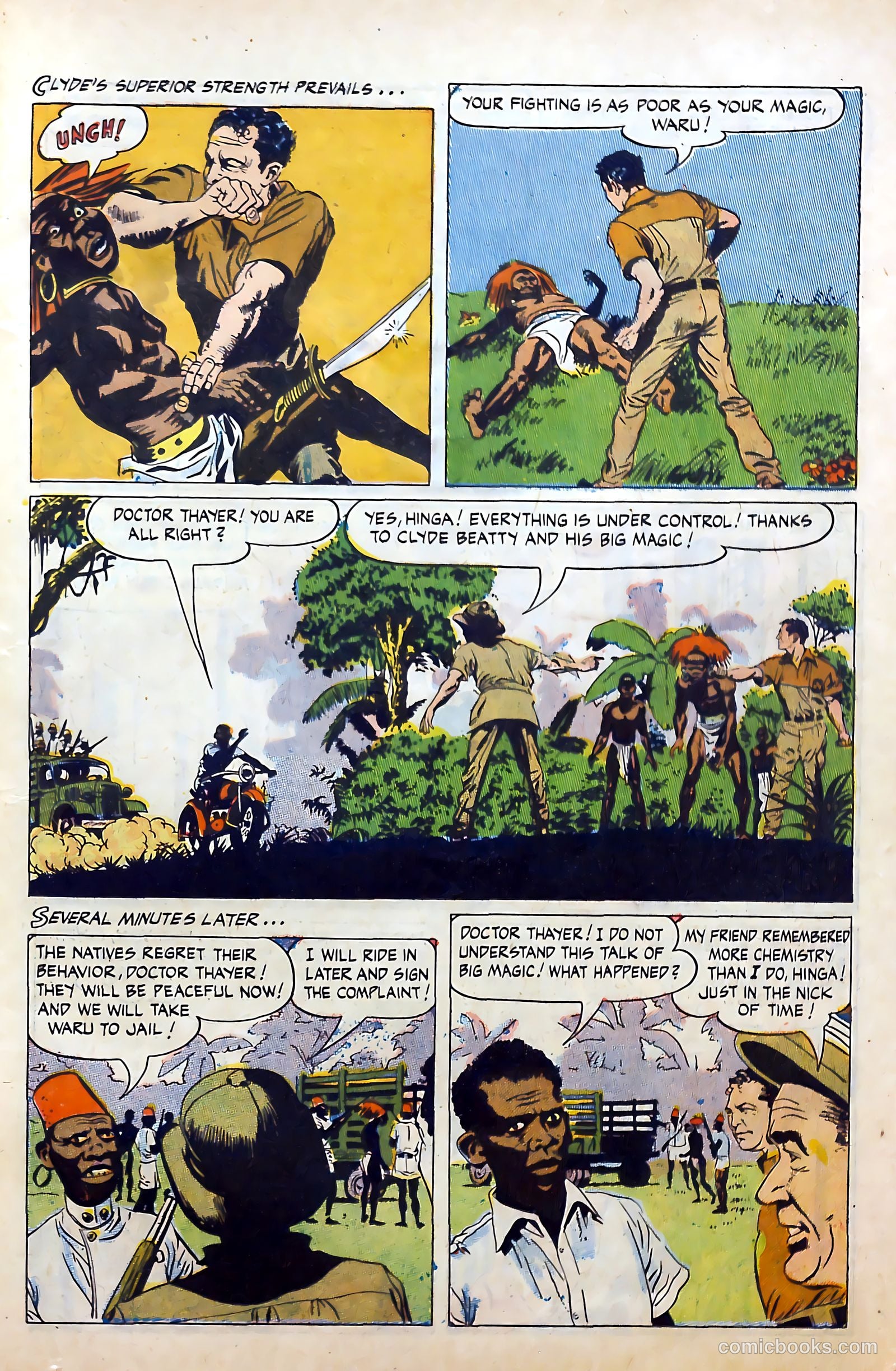 Clyde Beatty Comics #1 (1953) — page 37 of 84