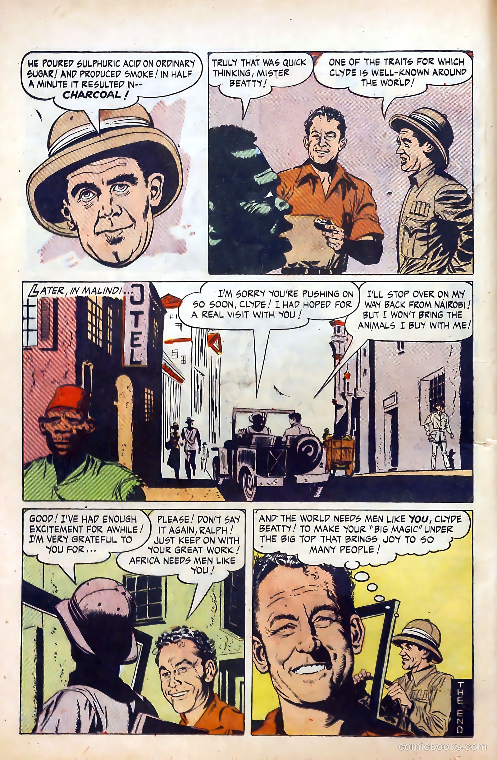 Clyde Beatty Comics #1 (1953) — page 38 of 84