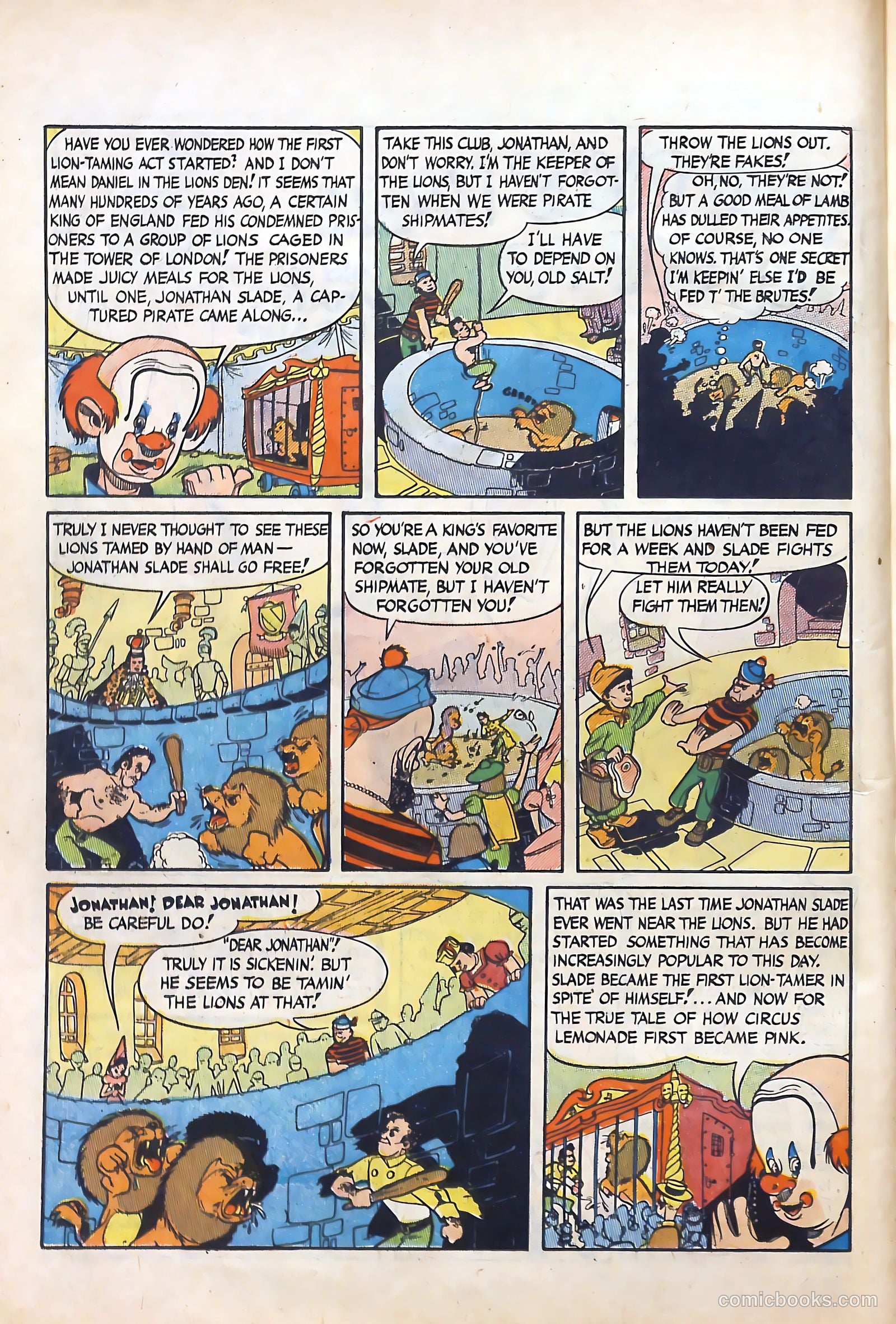 Clyde Beatty Comics #1 (1953) — page 40 of 84