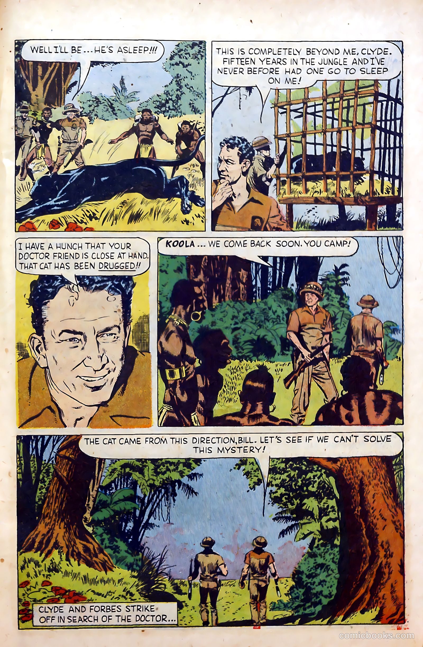 Clyde Beatty Comics #1 (1953) — page 75 of 84