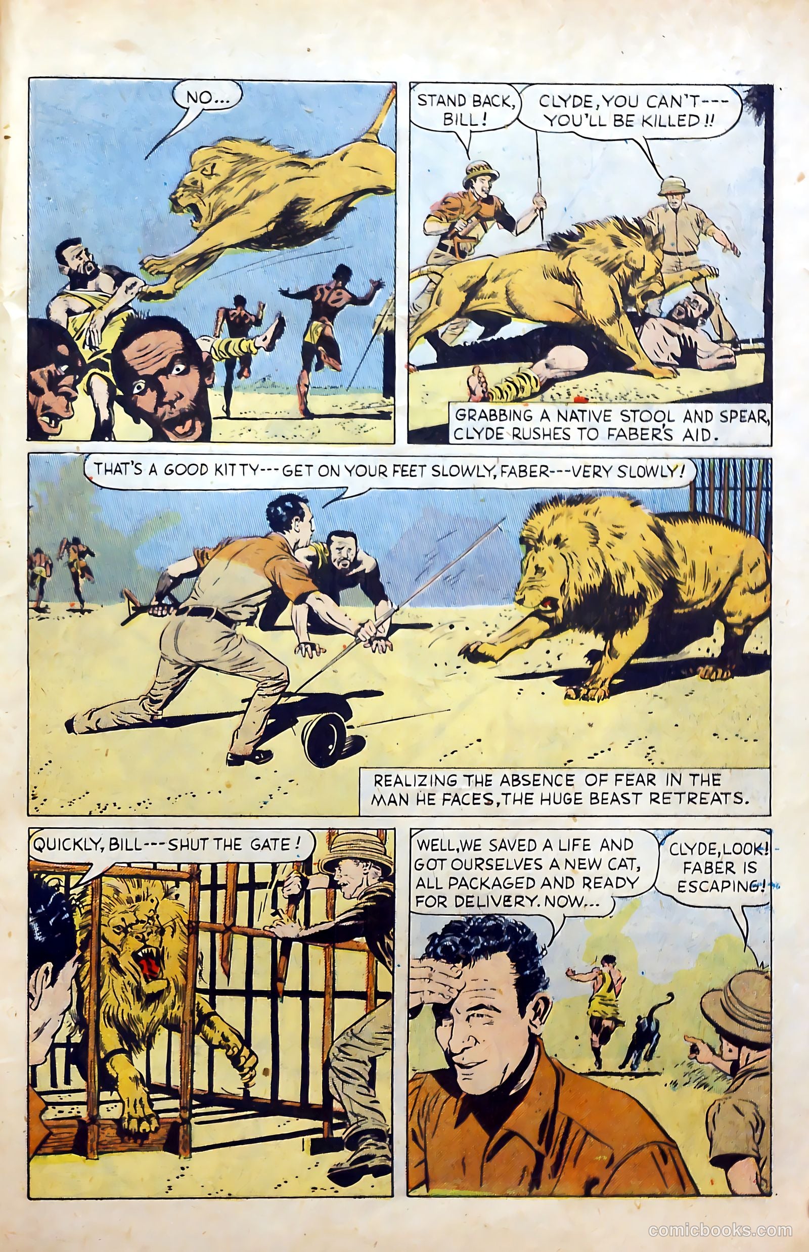 Clyde Beatty Comics #1 (1953) — page 81 of 84