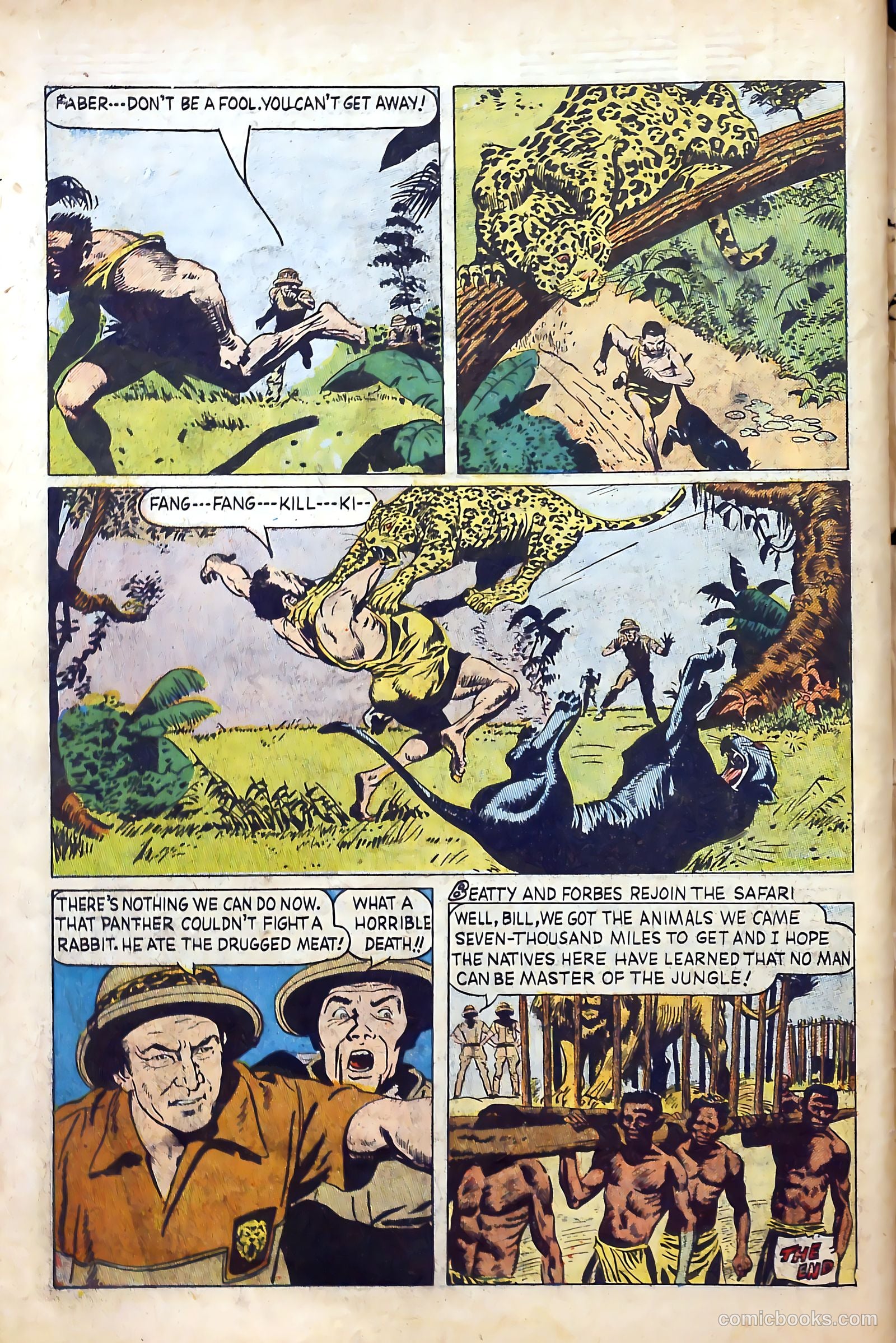 Clyde Beatty Comics #1 (1953) — page 82 of 84