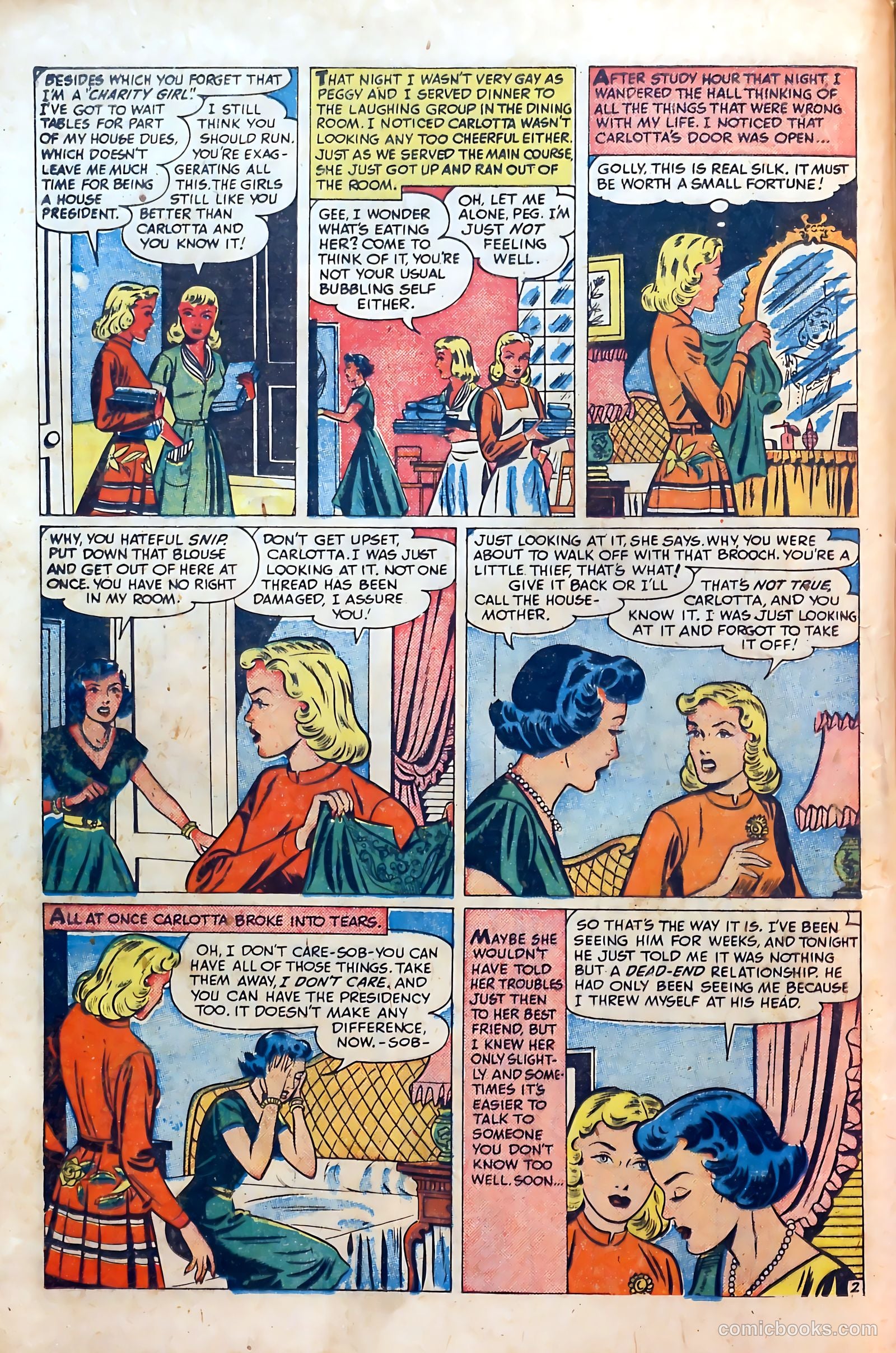 Co-Ed Romances #1 (1951) — page 12 of 37