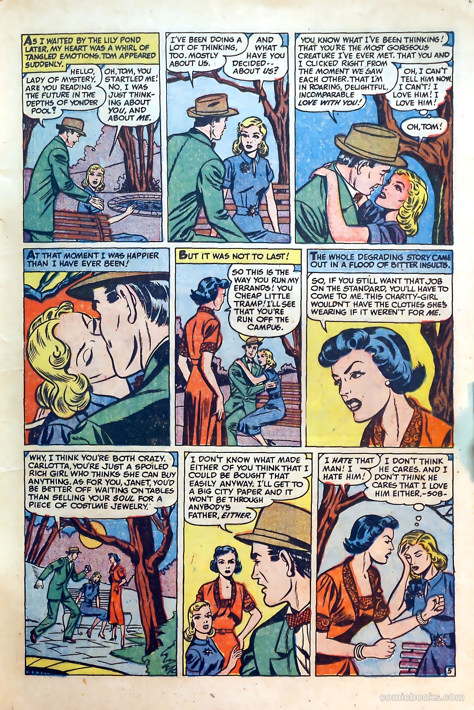 Co-Ed Romances #1 (1951) — page 15 of 37