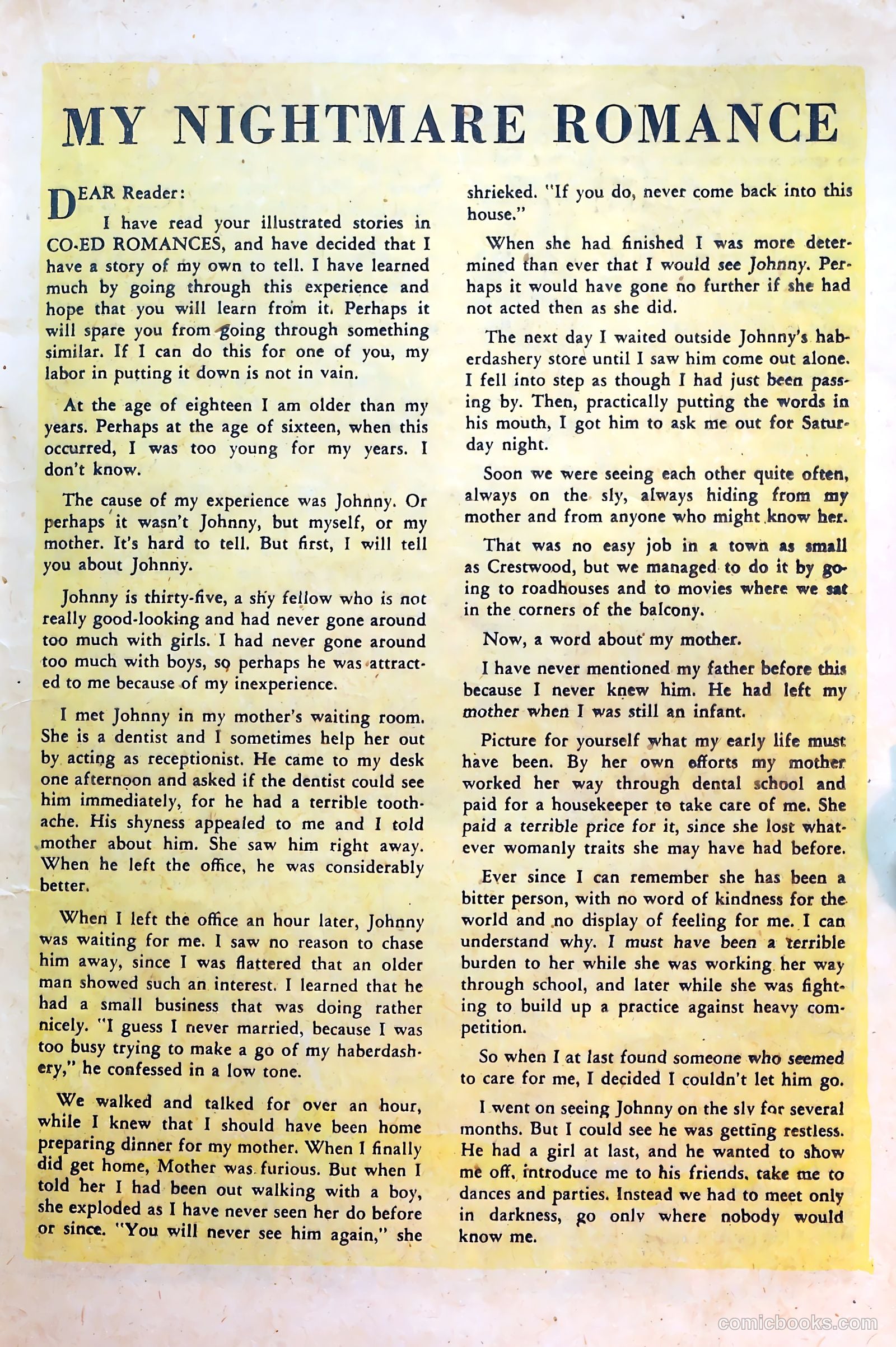 Co-Ed Romances #1 (1951) — page 17 of 37