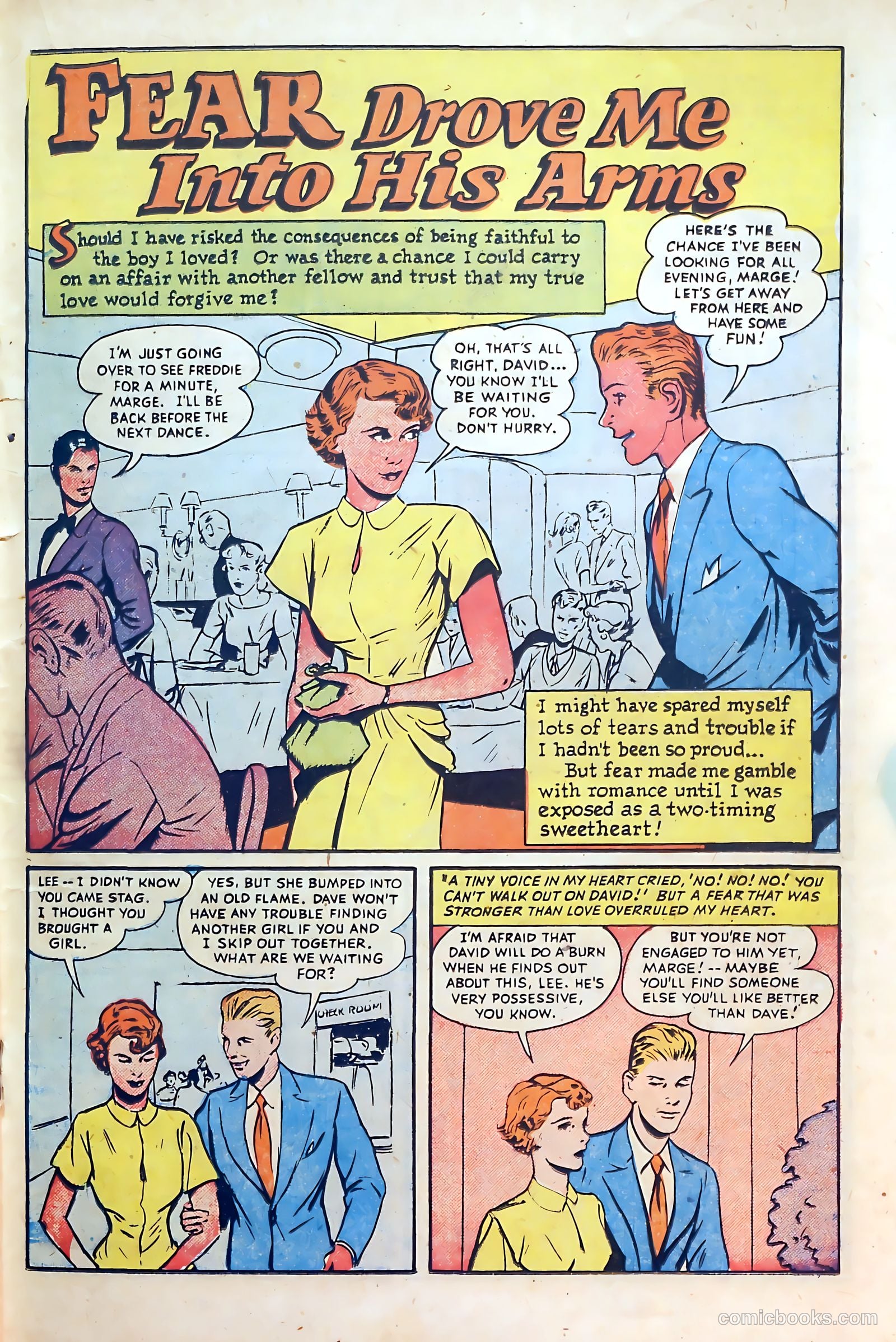 Co-Ed Romances #1 (1951) — page 19 of 37