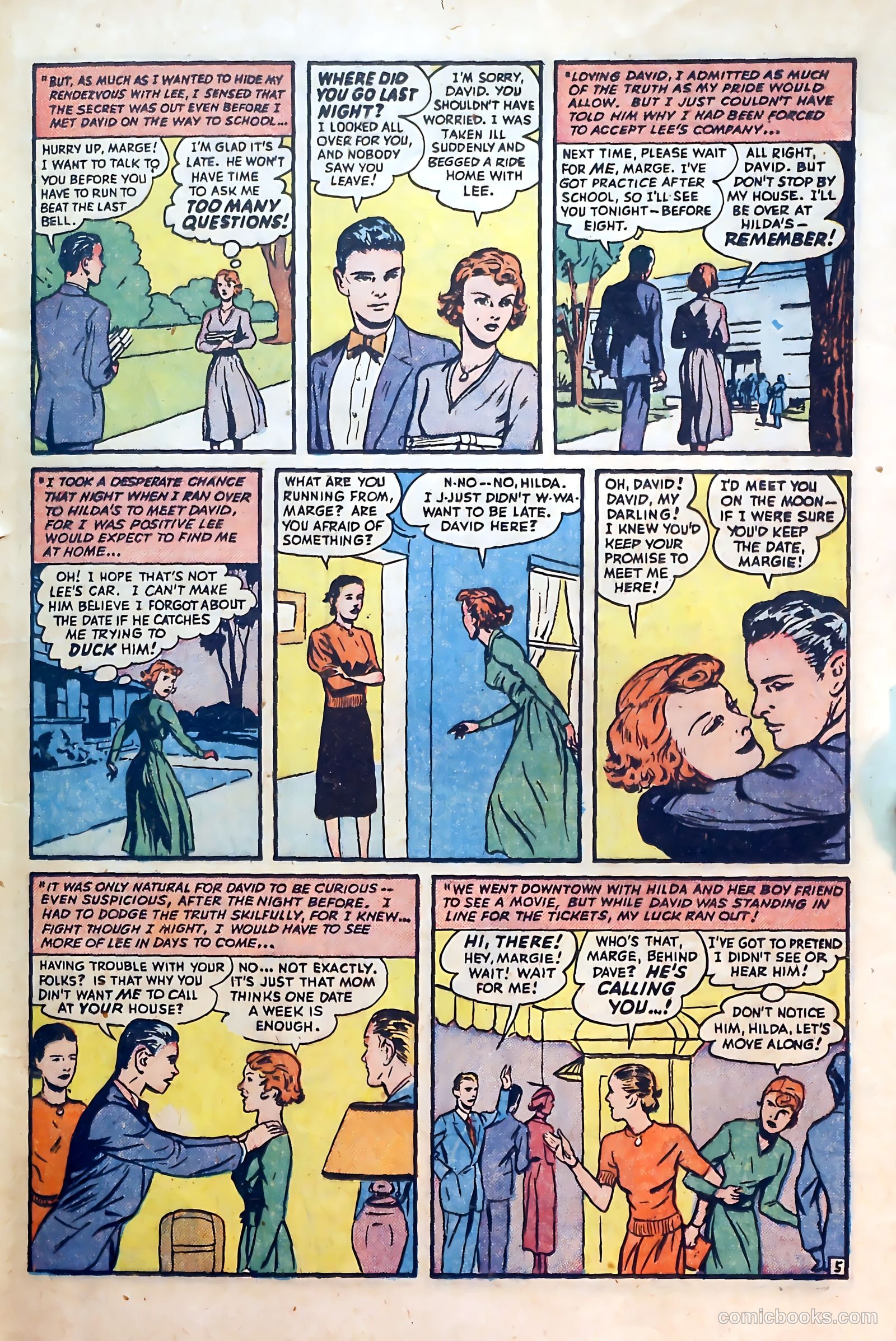 Co-Ed Romances #1 (1951) — page 23 of 37