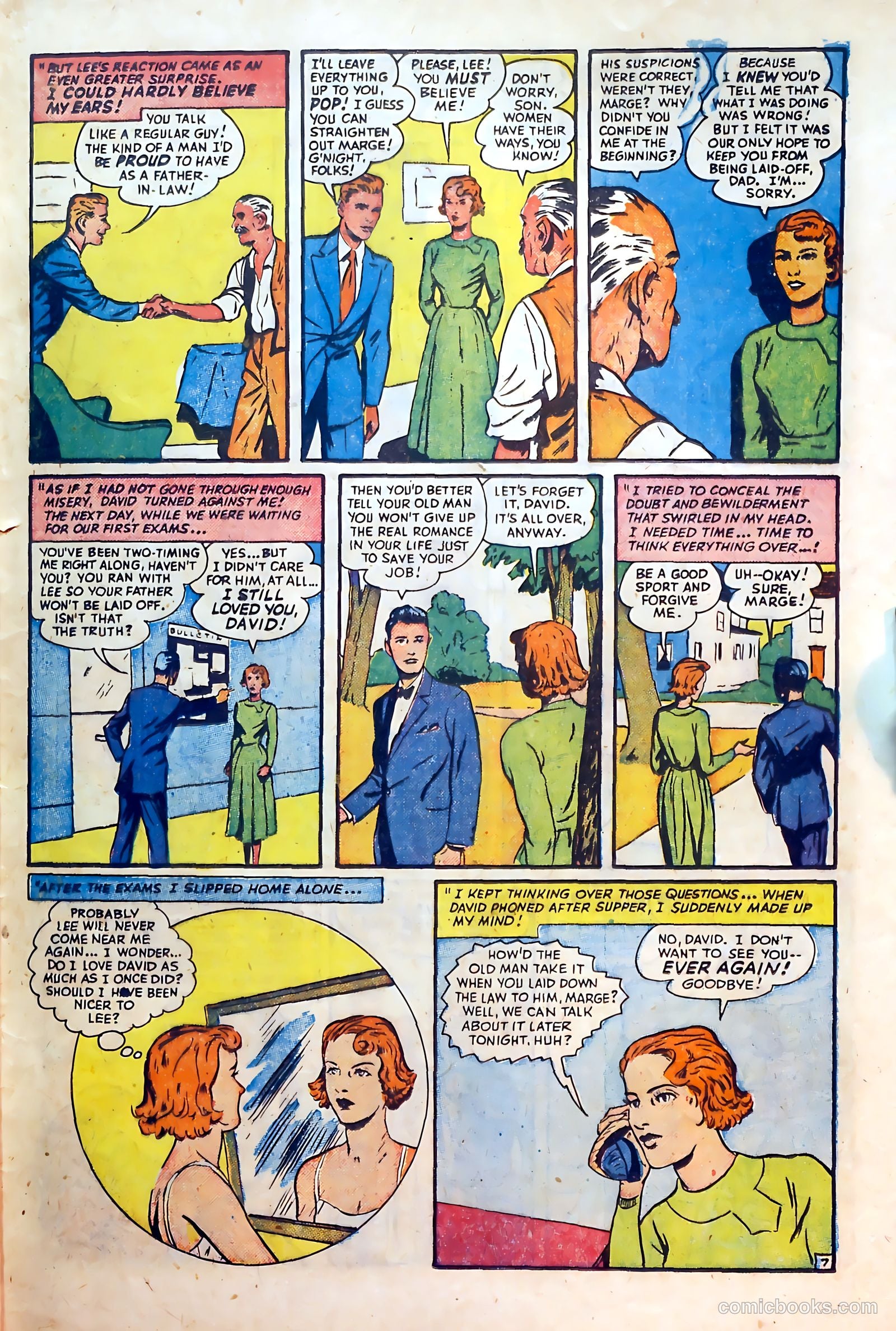 Co-Ed Romances #1 (1951) — page 25 of 37