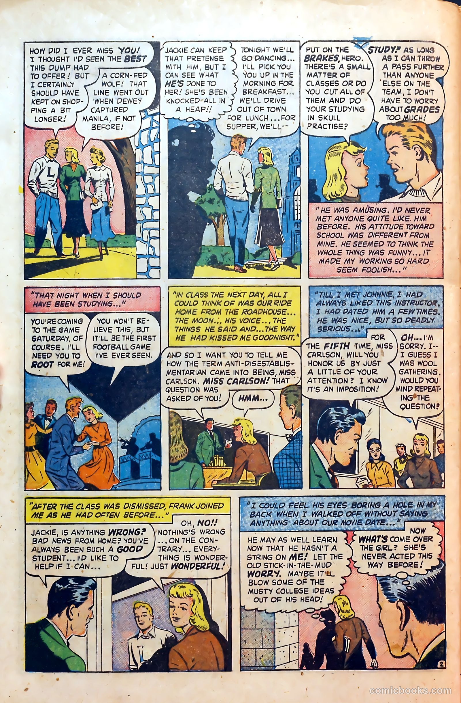 Co-Ed Romances #1 (1951) — page 28 of 37